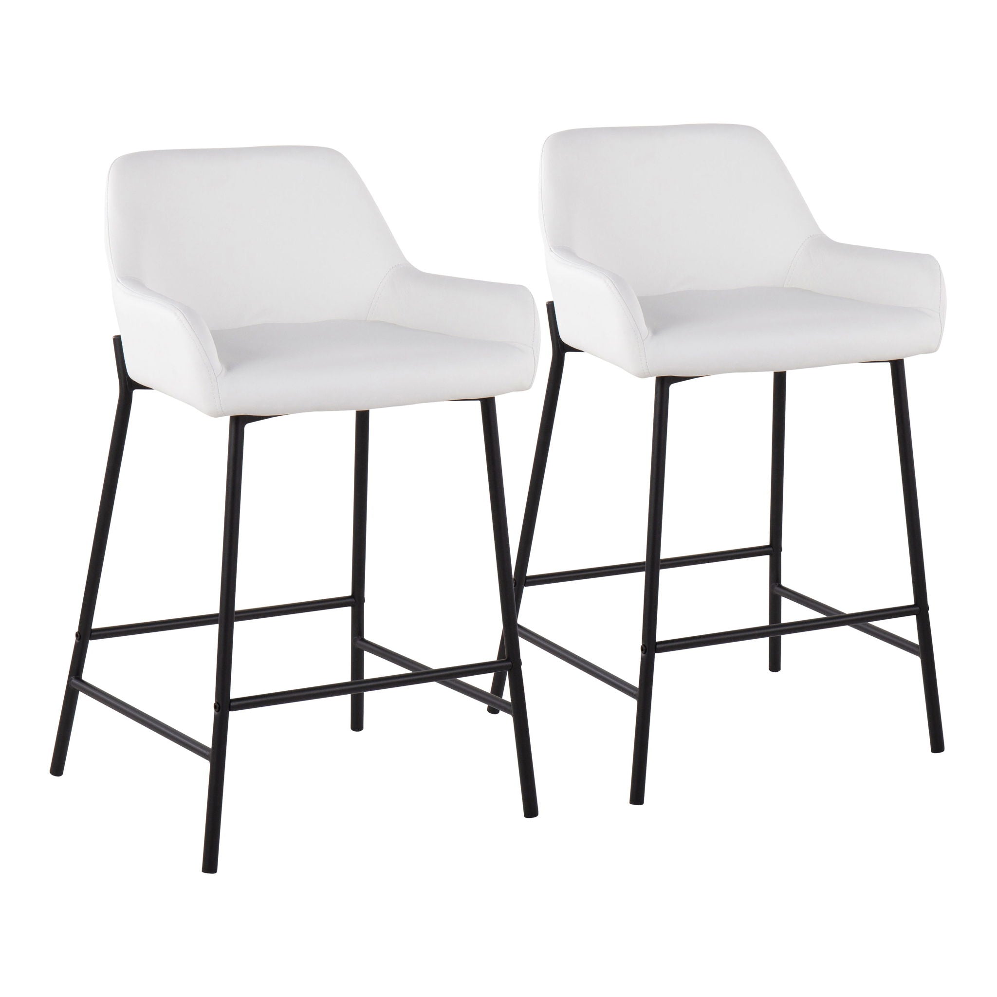Daniella - Contemporary Fixed Height Counter Stool (Set of 2) - Best Buy Furniture