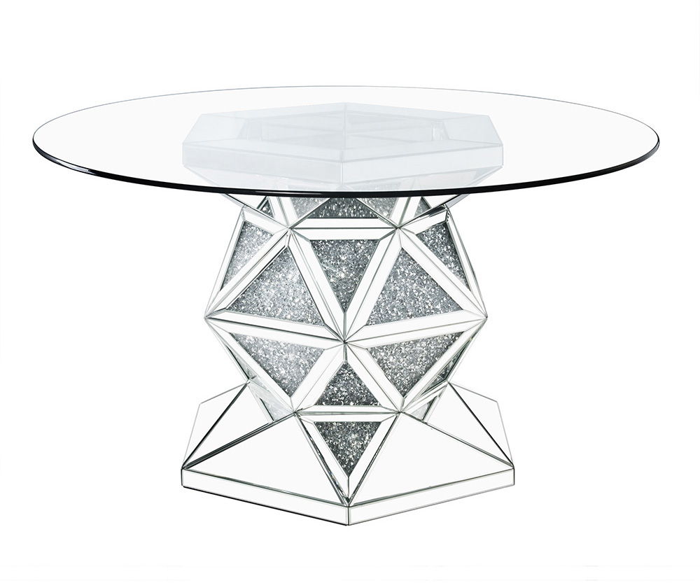 Noralie - Dining Table - Silver - Best Buy Furniture