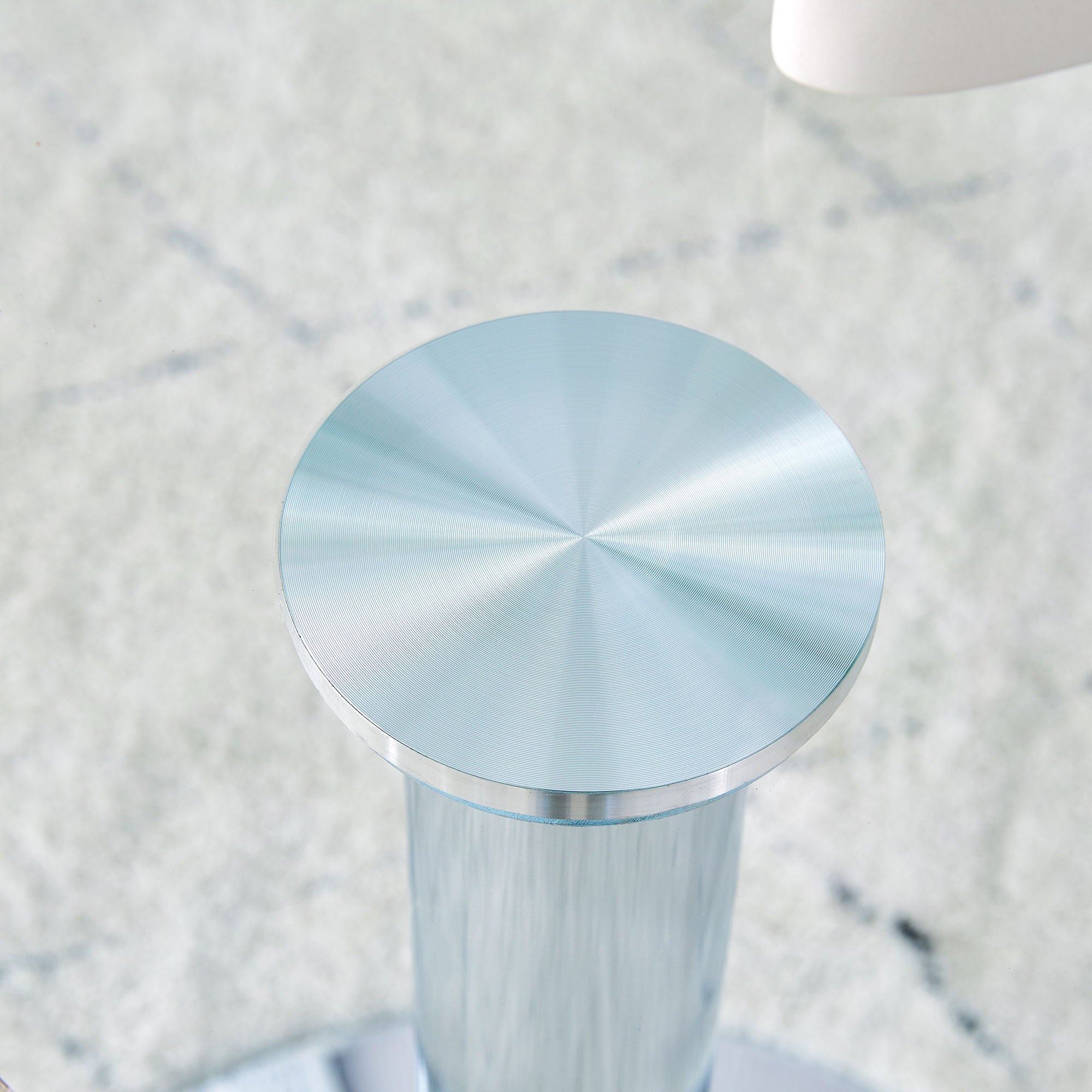 Modern Minimalist Round Dining Table With Glass Top - Best Buy Furniture