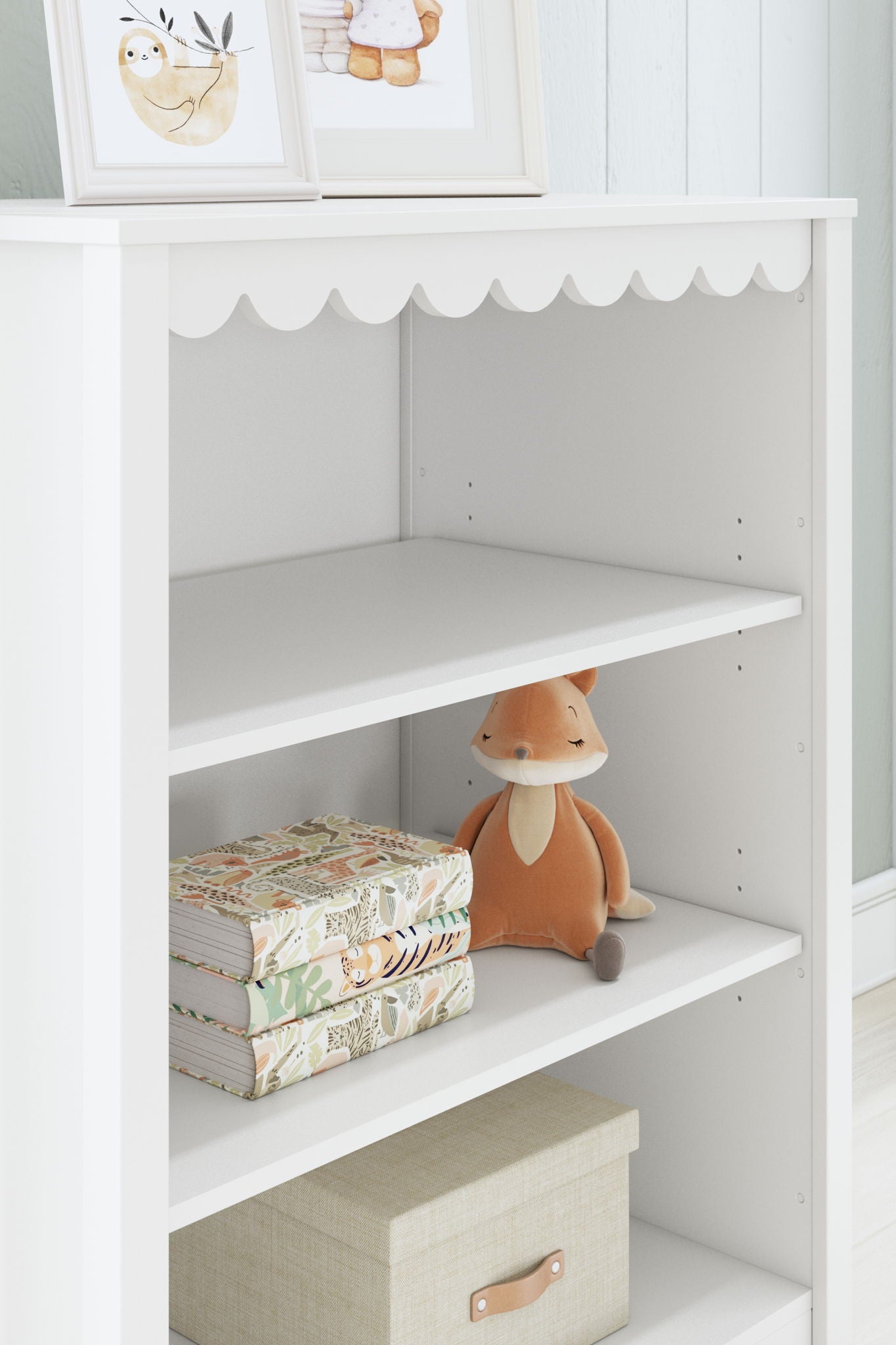 Hallityn - Bookcase - White - Best Buy Furniture