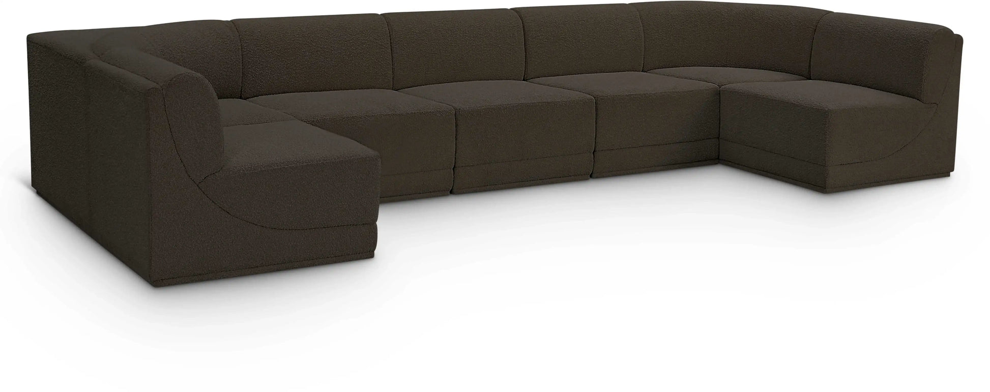 Ollie - 7 Piece Modular Sectional - Best Buy Furniture