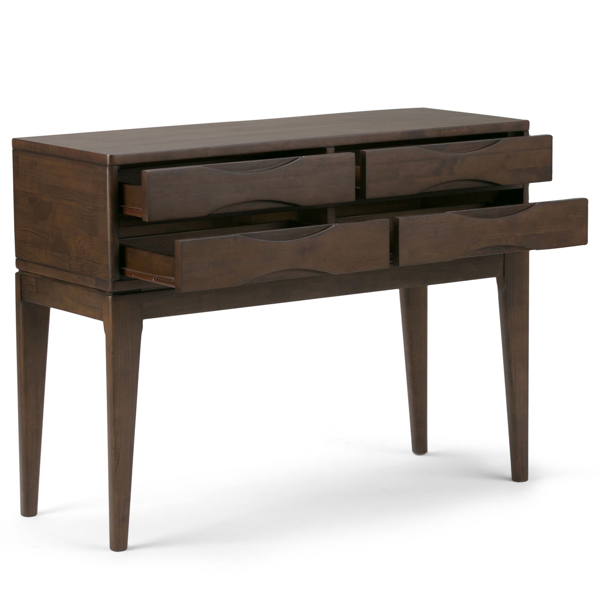 Harper - Hallway Console Table - Walnut Brown - Best Buy Furniture