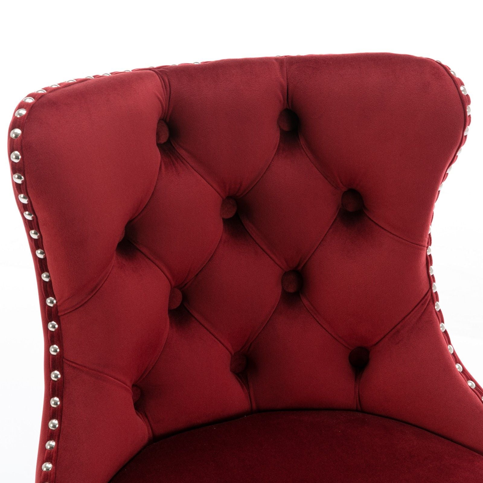 Swivel Velvet Barstools Adjusatble Seat Height From 25-33", Modern Upholstered Chrome Base Bar Stools With Backs Comfortable Tufted For Home Pub And Kitchen Island (Set of 2) - Best Buy Furniture