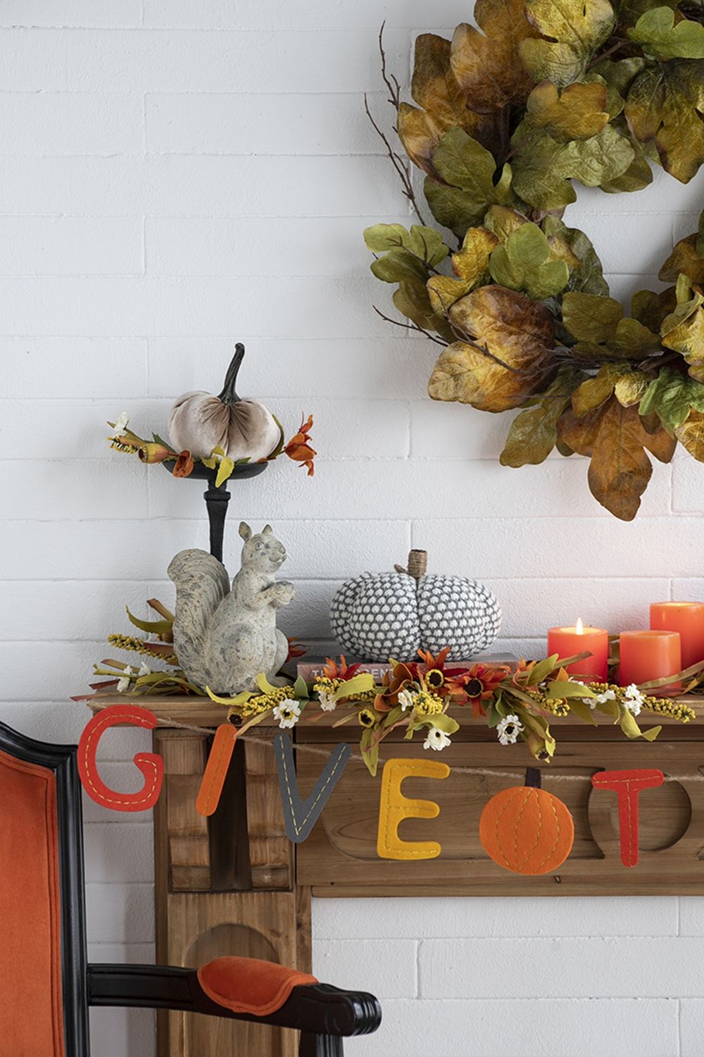 Knite Pumpkin Ornament Decor For Holiday Harvest Festival Fall Festival & Thanksgiving - Best Buy Furniture
