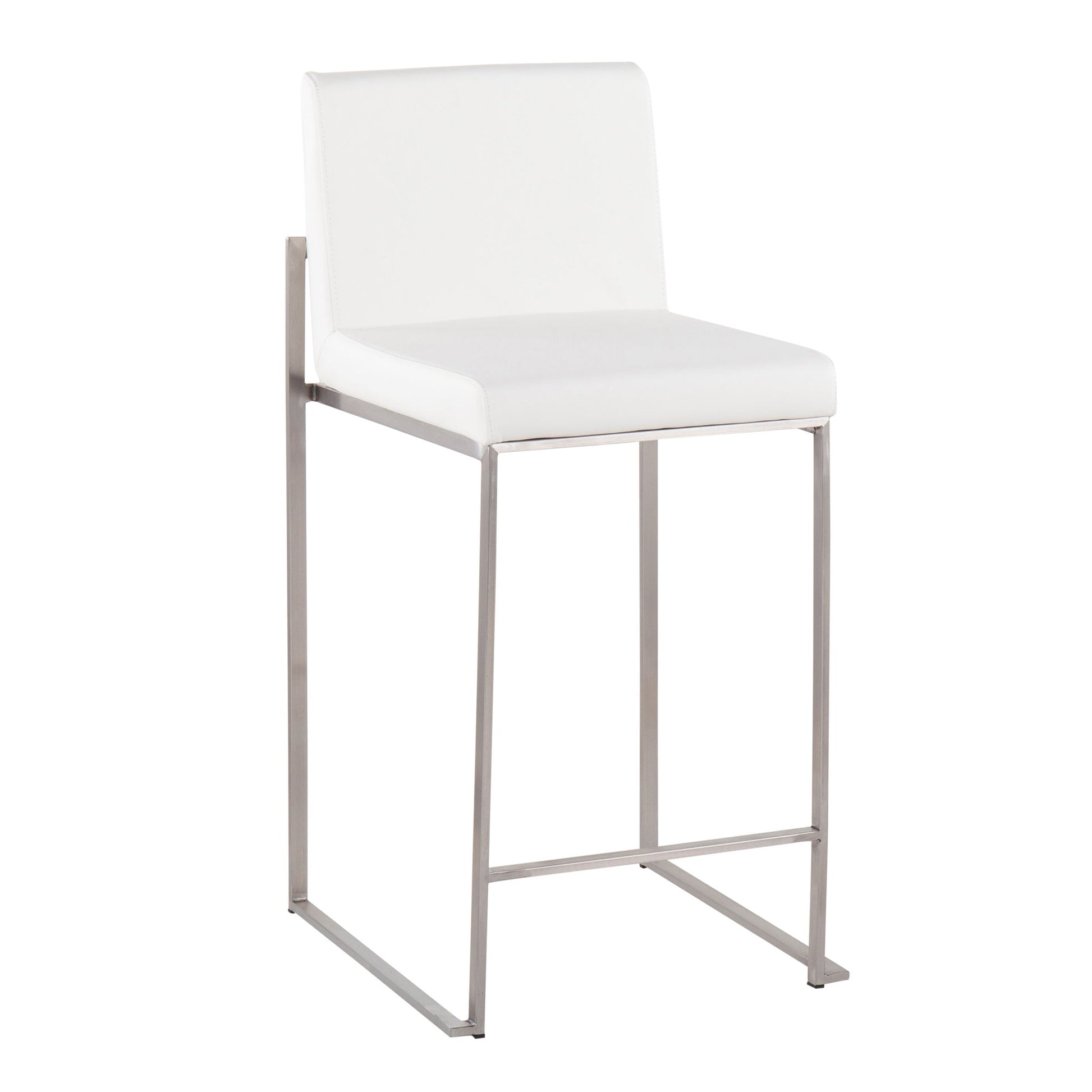 Fuji - Contemporary High Back Counter Stool, Functional Design - Best Buy Furniture