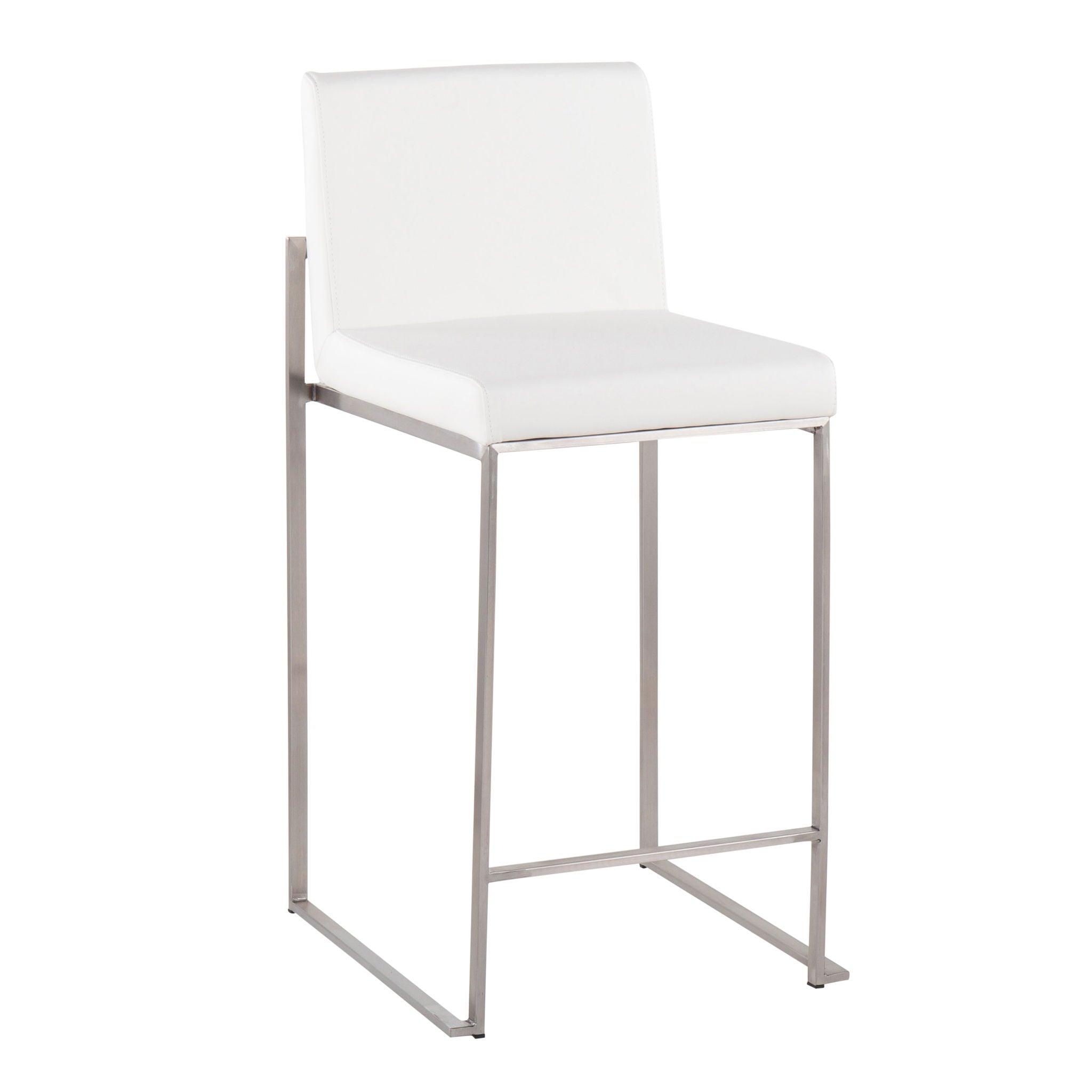 Fuji - Contemporary High Back Counter Stool, Functional Design - Best Buy Furniture