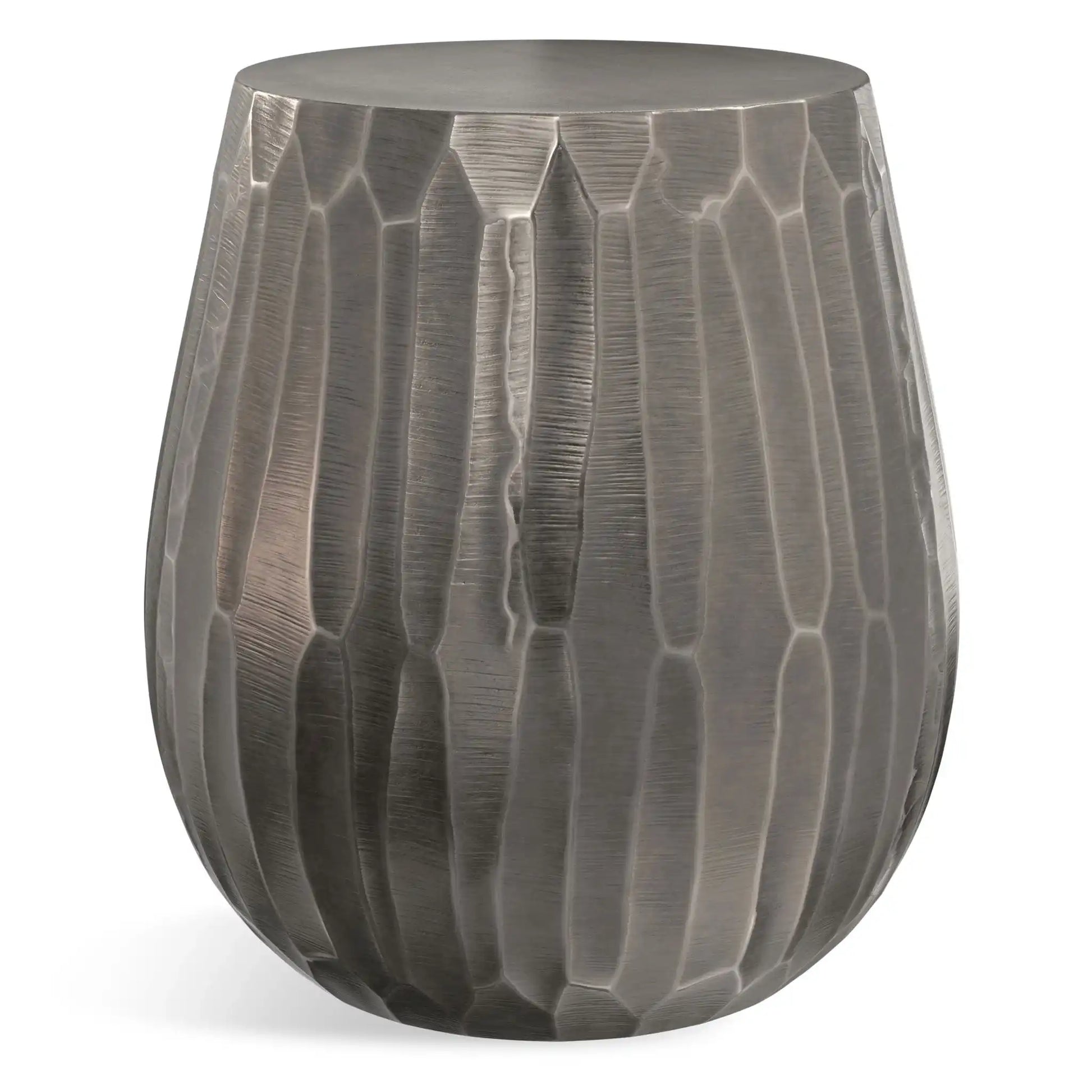 Nellie - Cast Aluminum Side Table - Black - Best Buy Furniture