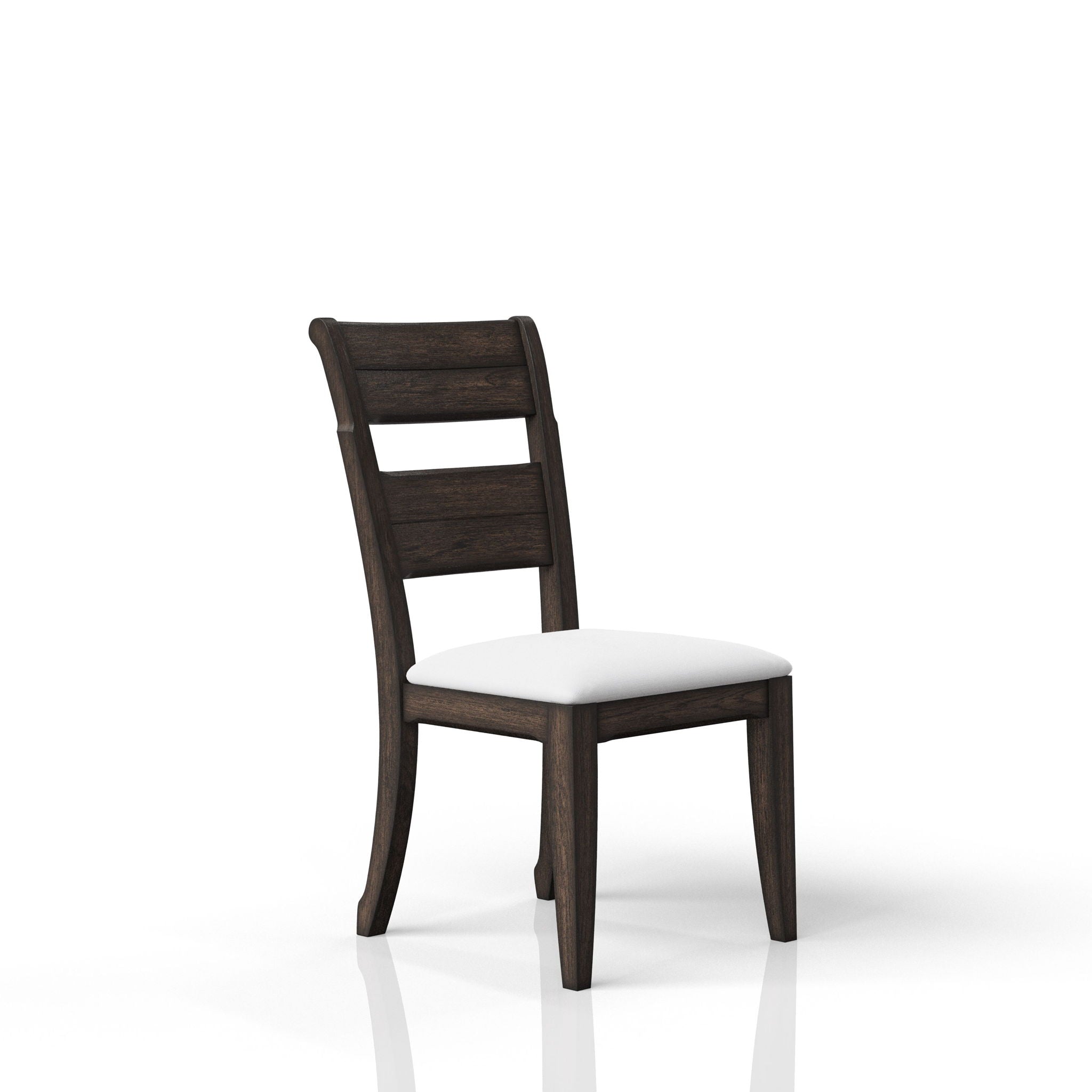 Upholstered Seat Side Chair - Chocolate - Best Buy Furniture