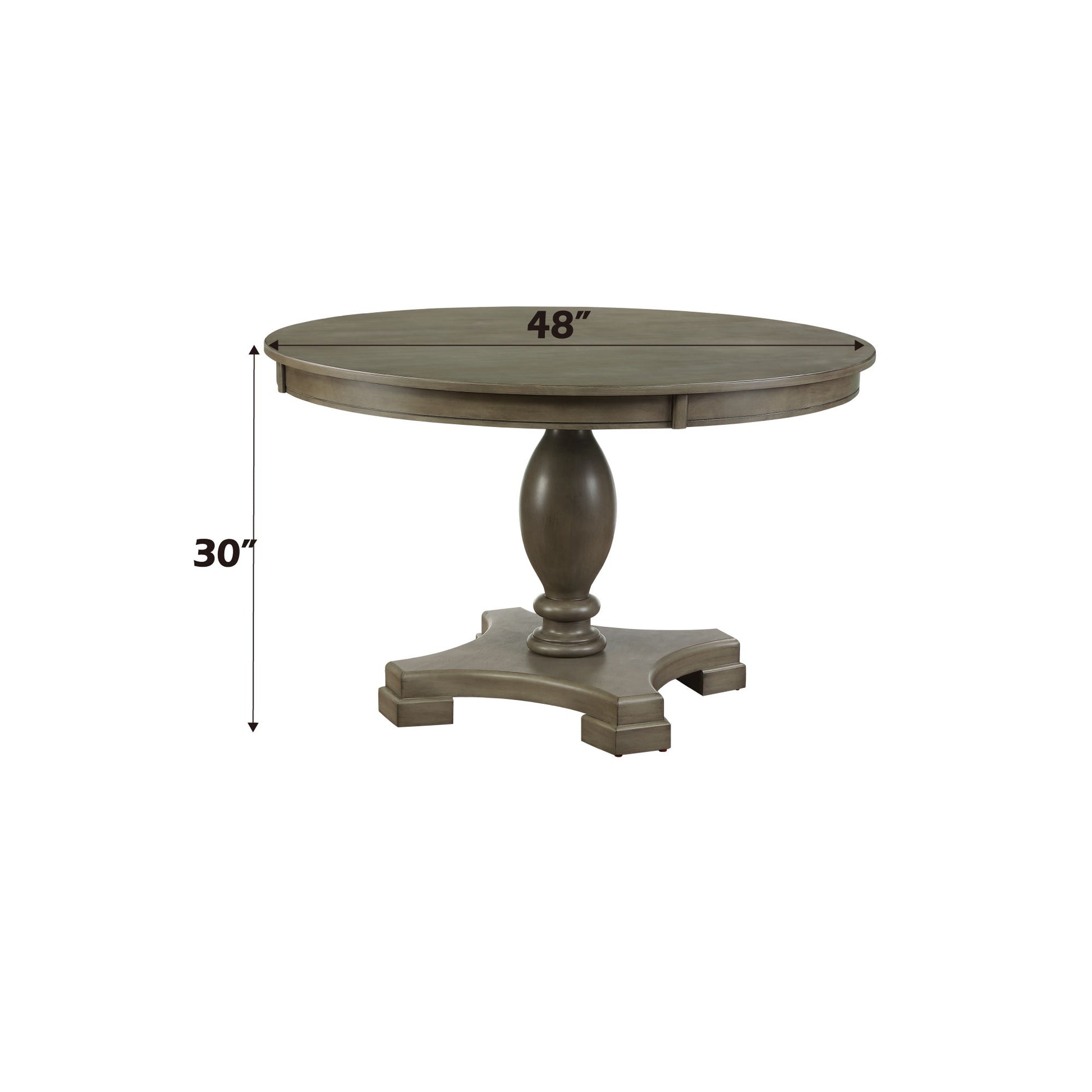 Waylon - Dining Table - Gray / Oak - Best Buy Furniture