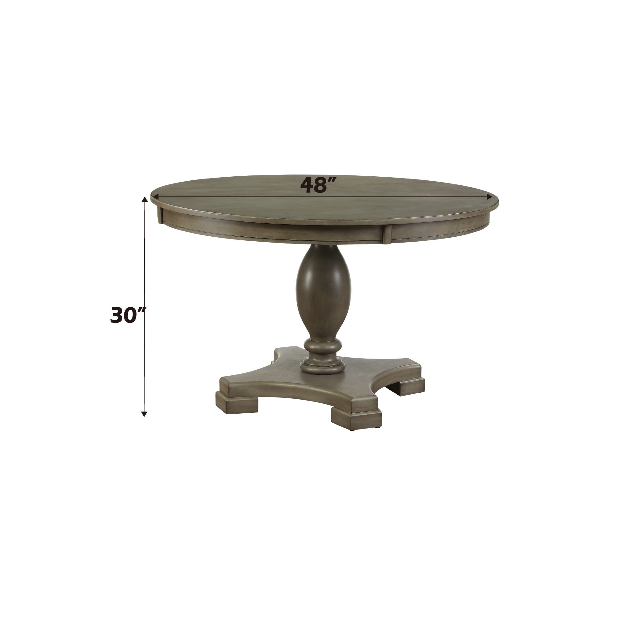 Waylon - Dining Table - Gray / Oak - Best Buy Furniture