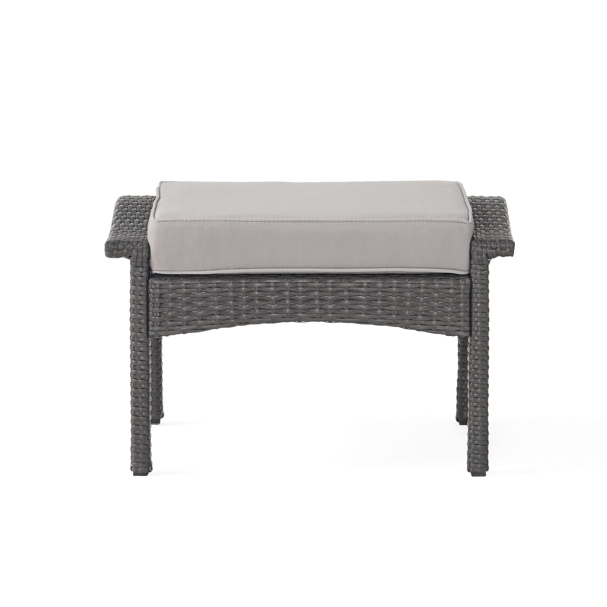 Honolulu - Modern Chat Set of 5 With Wicker - Gray / Silver - Best Buy Furniture