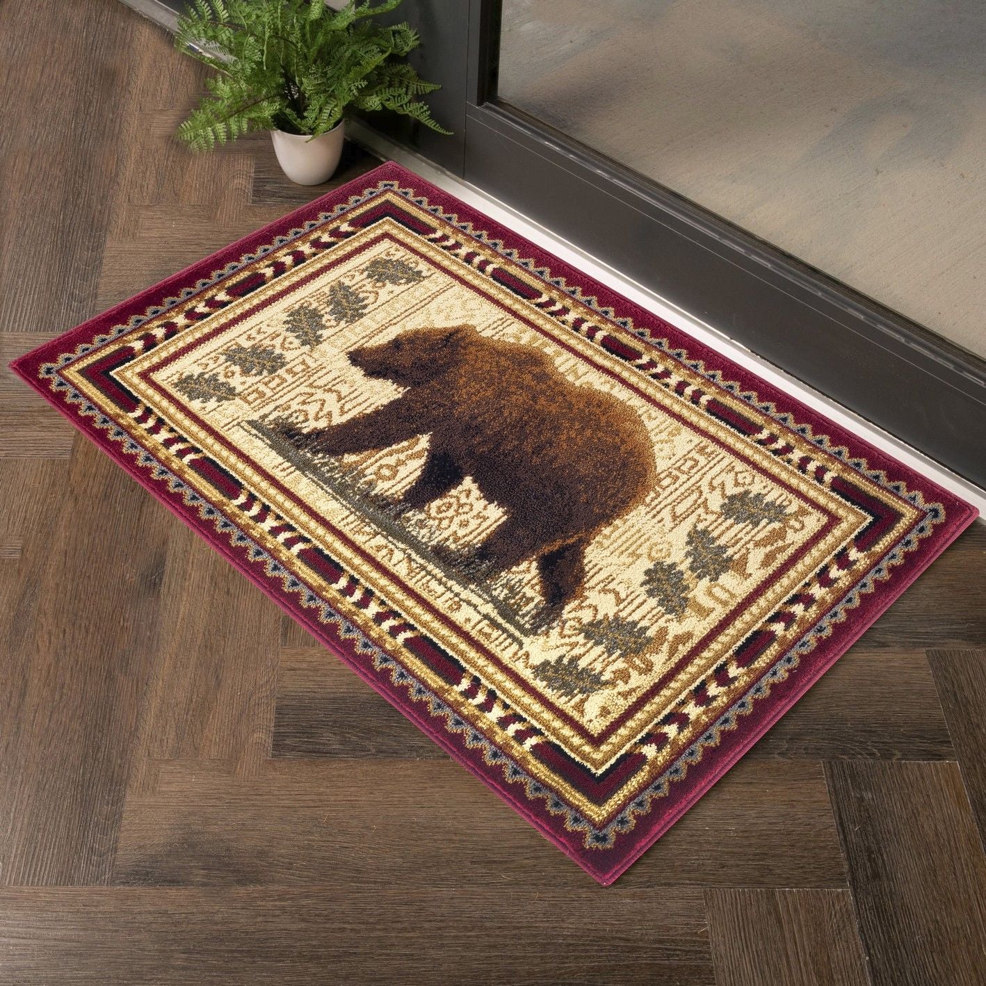 Nature's Nest - GC_CBL3007 Lodge Area Rug - Best Buy Furniture