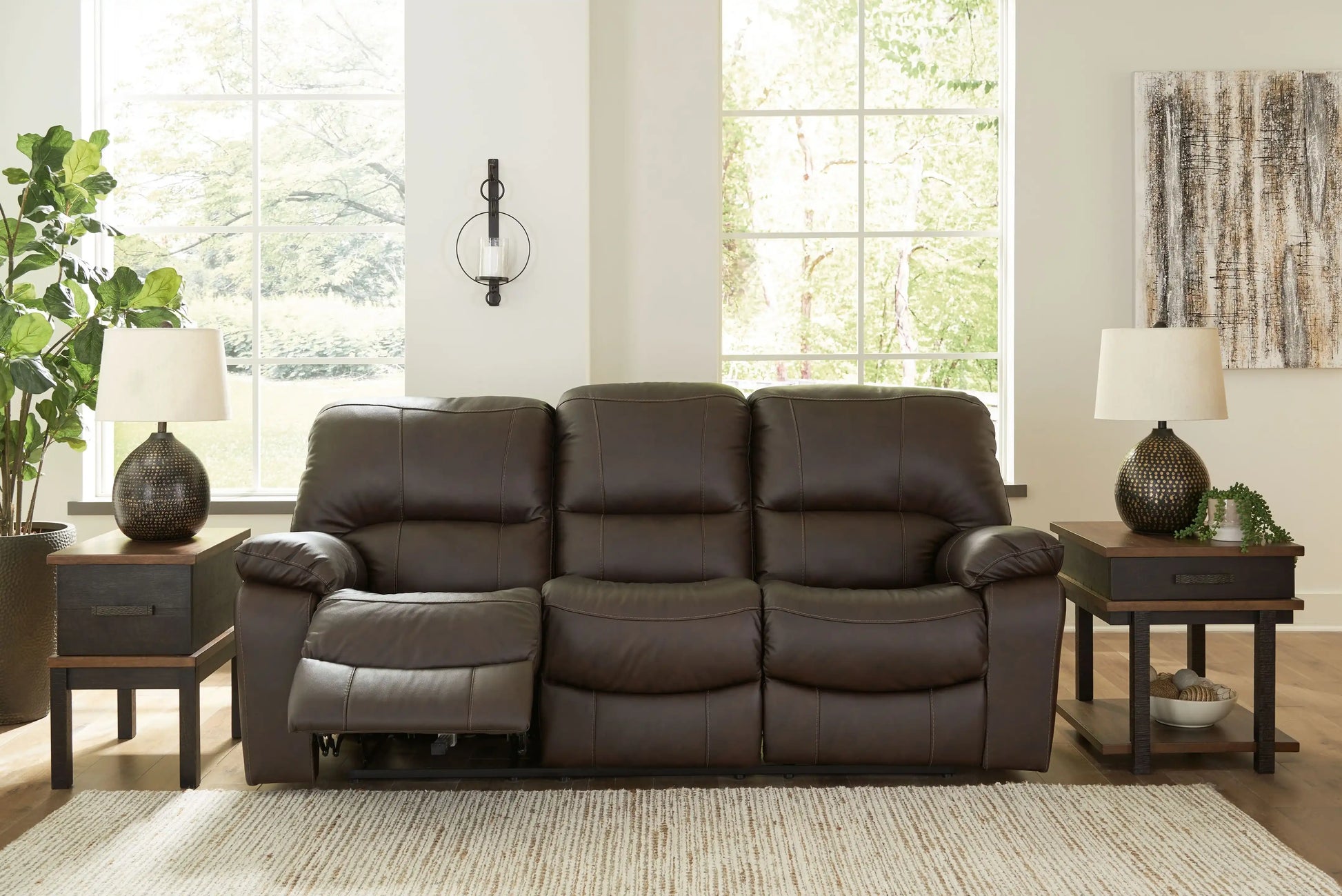 Leesworth - Reclining Living Room Set - Best Buy Furniture