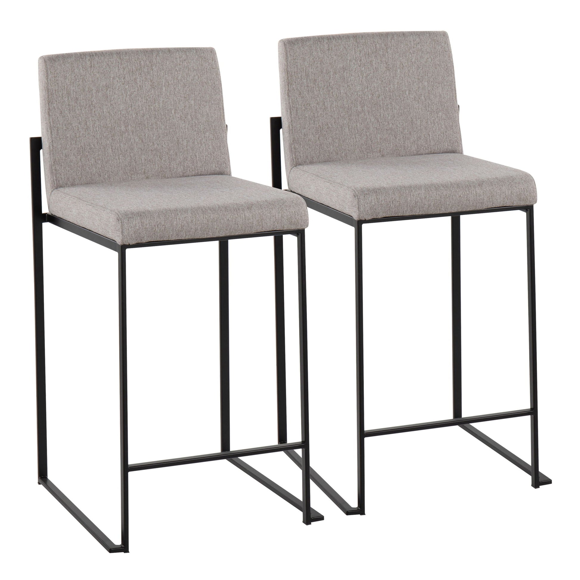 Fuji - Contemporary Modern Elegance, High Back Counter Stool - Best Buy Furniture