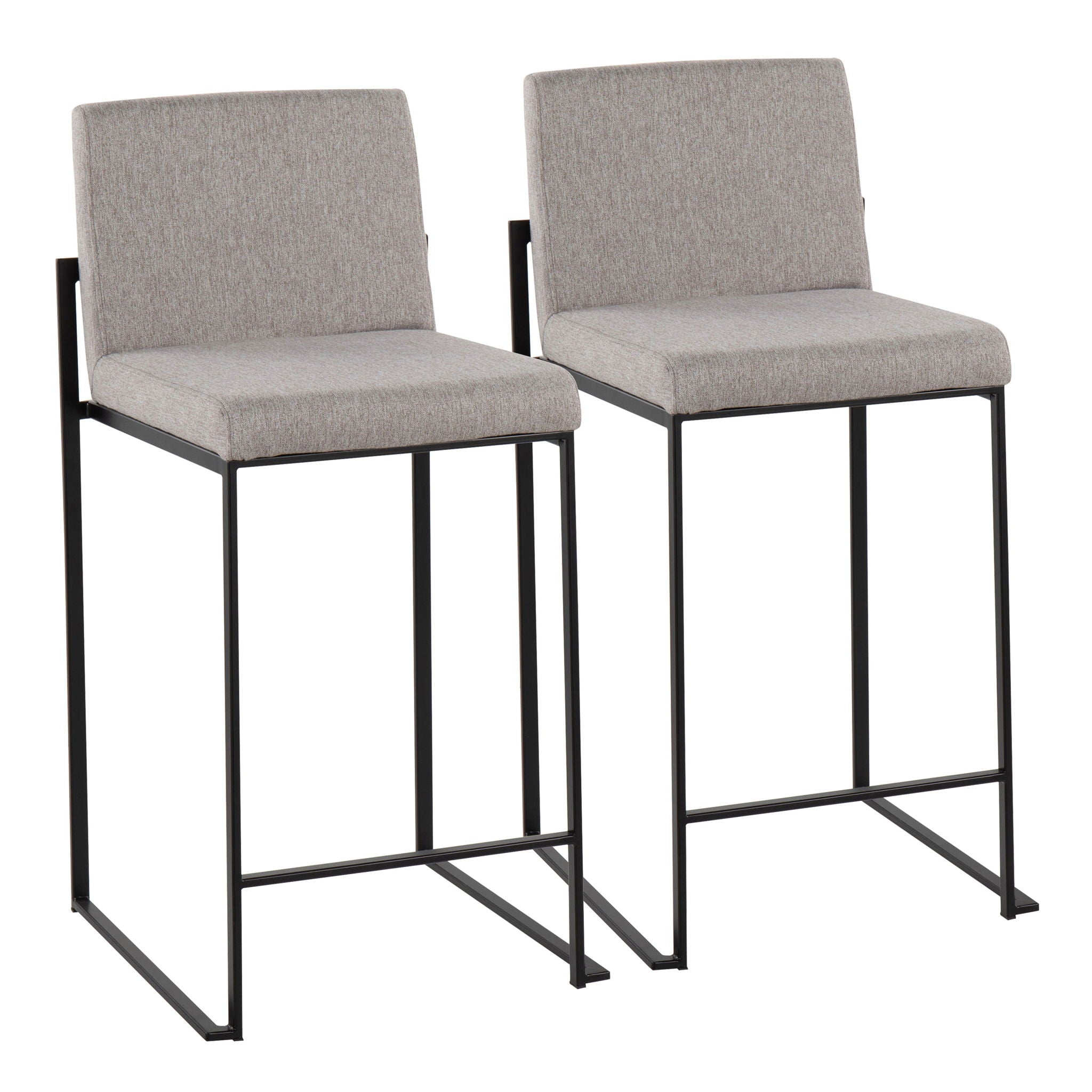 Fuji - Contemporary Modern Elegance, High Back Counter Stool - Best Buy Furniture