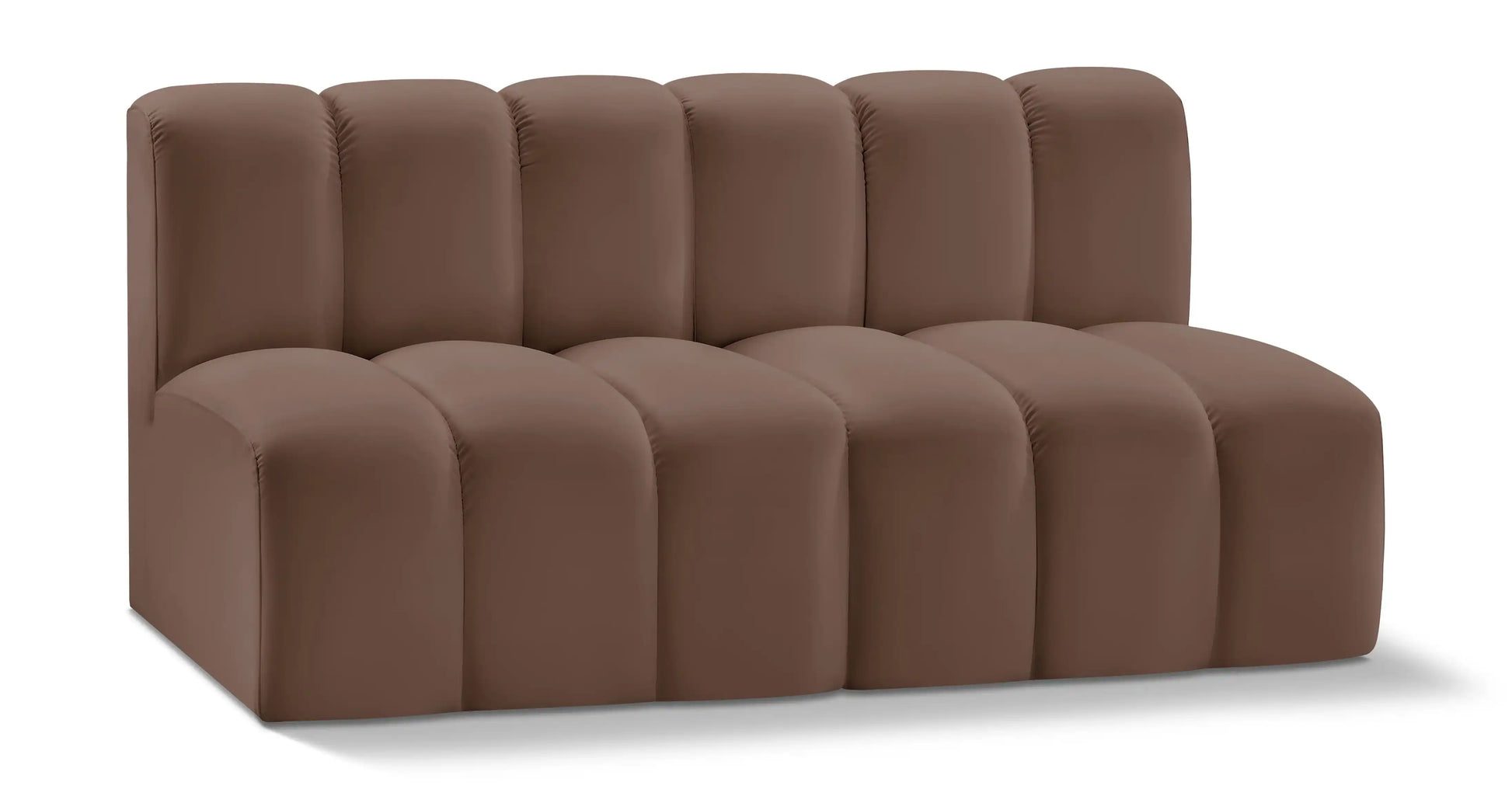 Arc - Faux Leather 2 Seats Modular Sofa - Best Buy Furniture