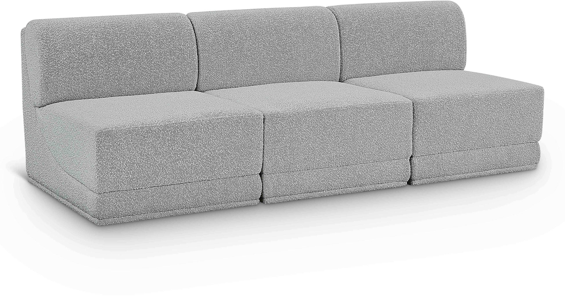 Ollie - 3 Seat Armless Modular Sofa - Best Buy Furniture