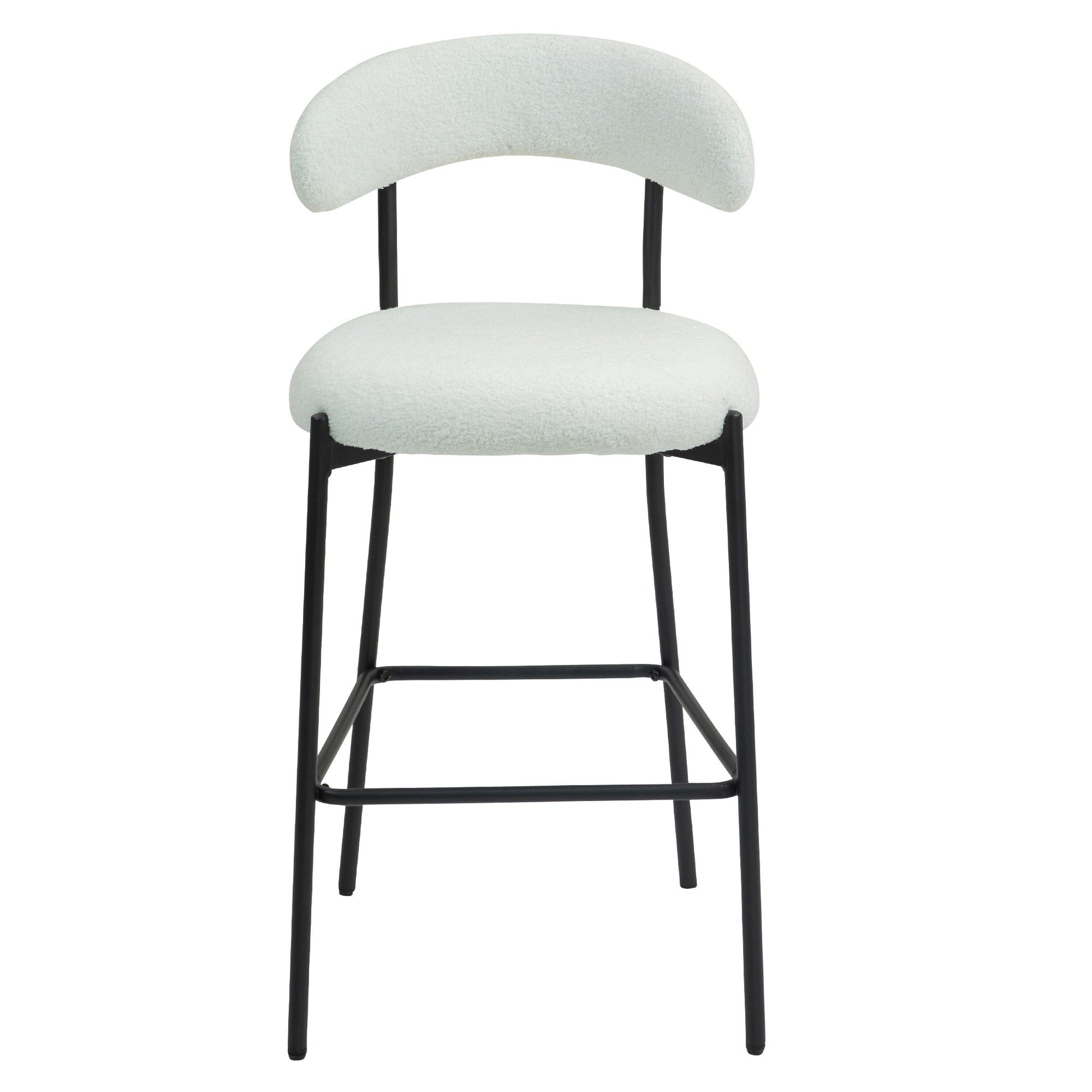 Counter Height Bar Stools With Powder Coating Base And Footrest - Best Buy Furniture