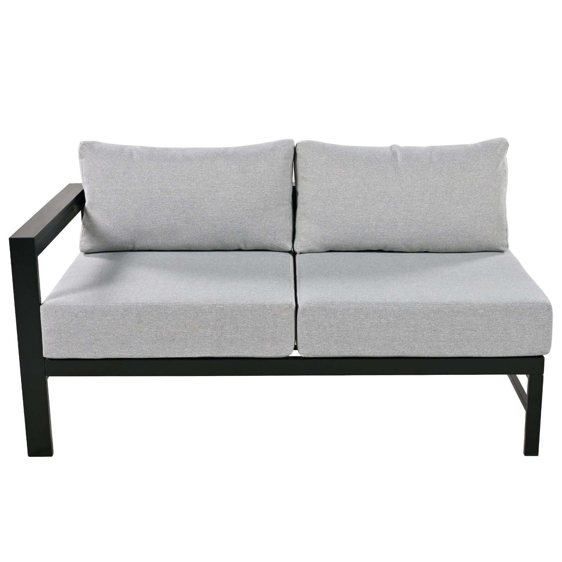 U-shaped multi-person outdoor sofa set, suitable for gardens, backyards, and balconies. - Best Buy Furniture