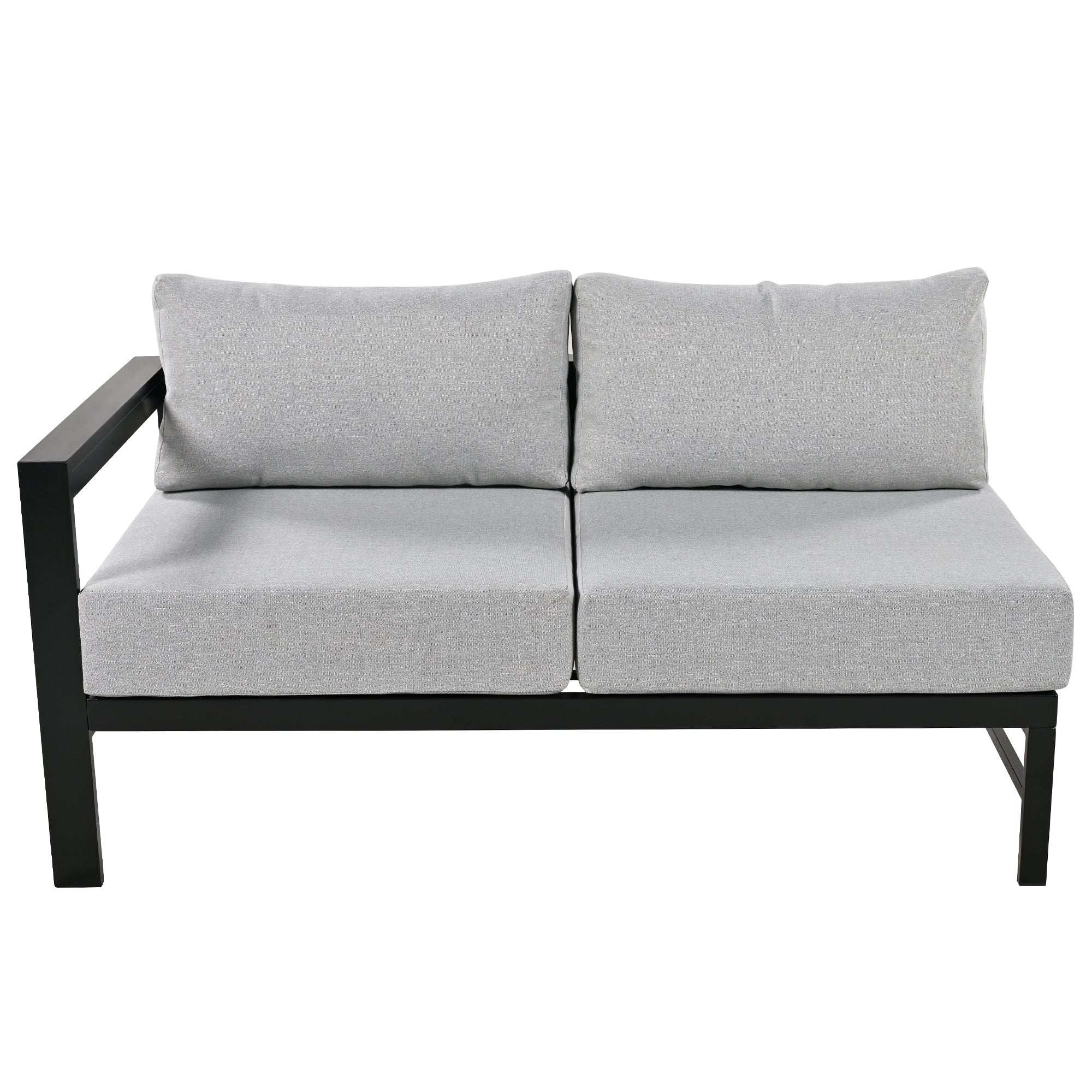 U-shaped multi-person outdoor sofa set, suitable for gardens, backyards, and balconies. - Best Buy Furniture