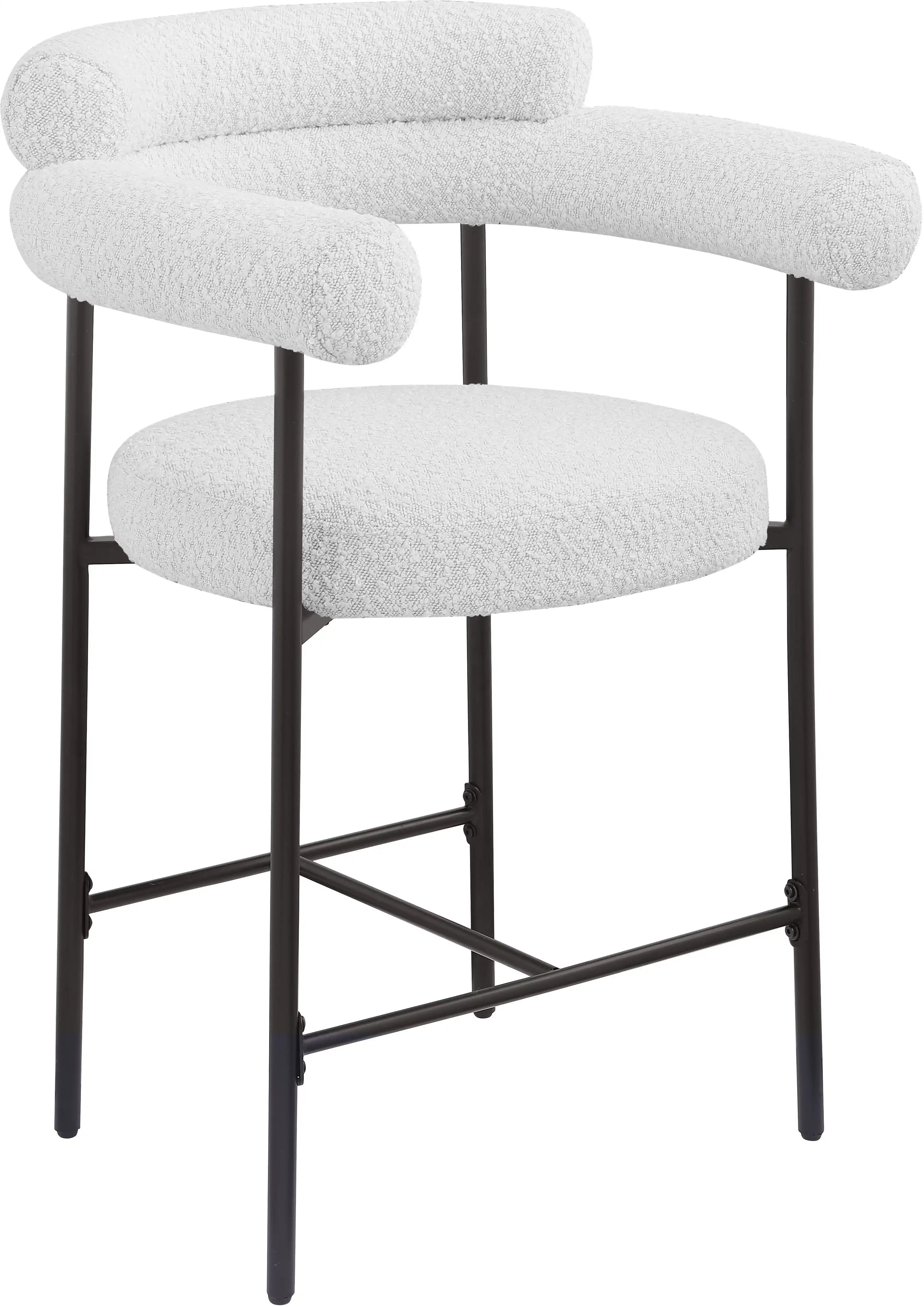 Blake - Counter Stool With Black Base (Set of 2) - Best Buy Furniture