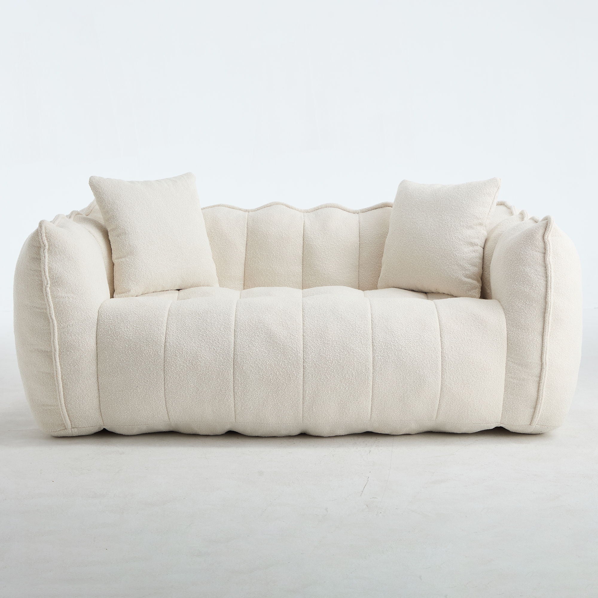 Cozy Beanbag Chair With High Resilience Foam Core For 2 - Best Buy Furniture