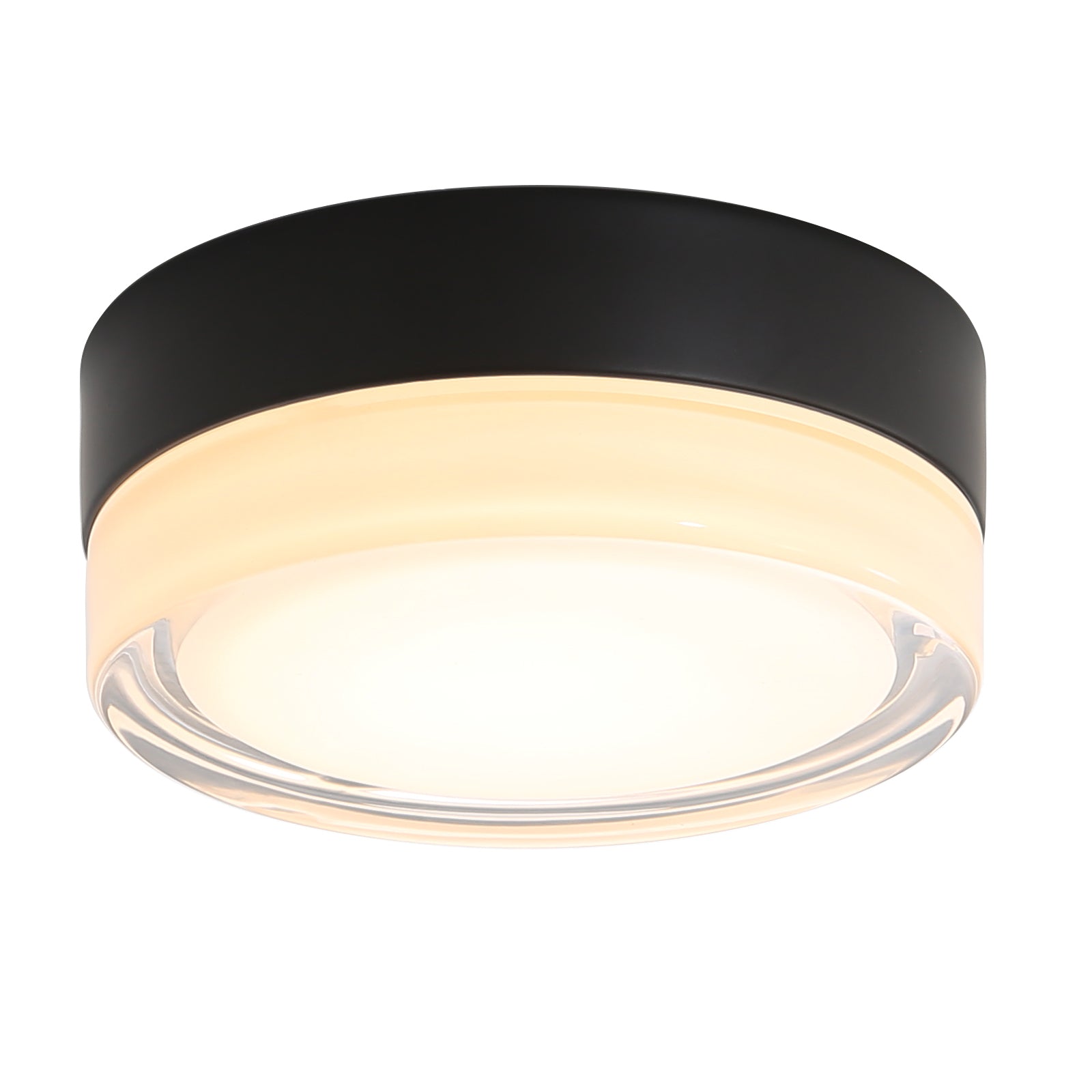 Small Size Flush Mount Ceiling Light 24W Glass Lampshade - Best Buy Furniture