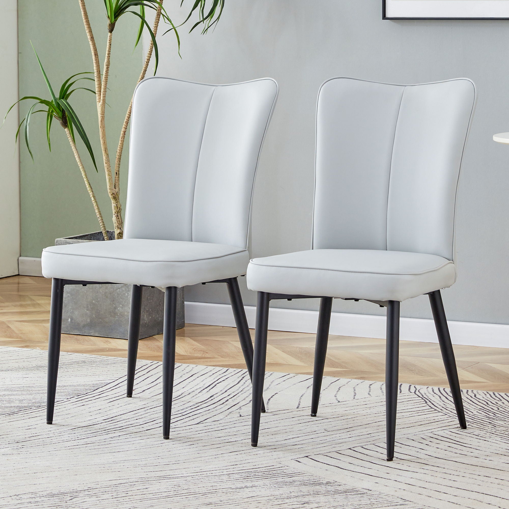 Modern Minimalist Dining Chairs (Set of 2) - Best Buy Furniture
