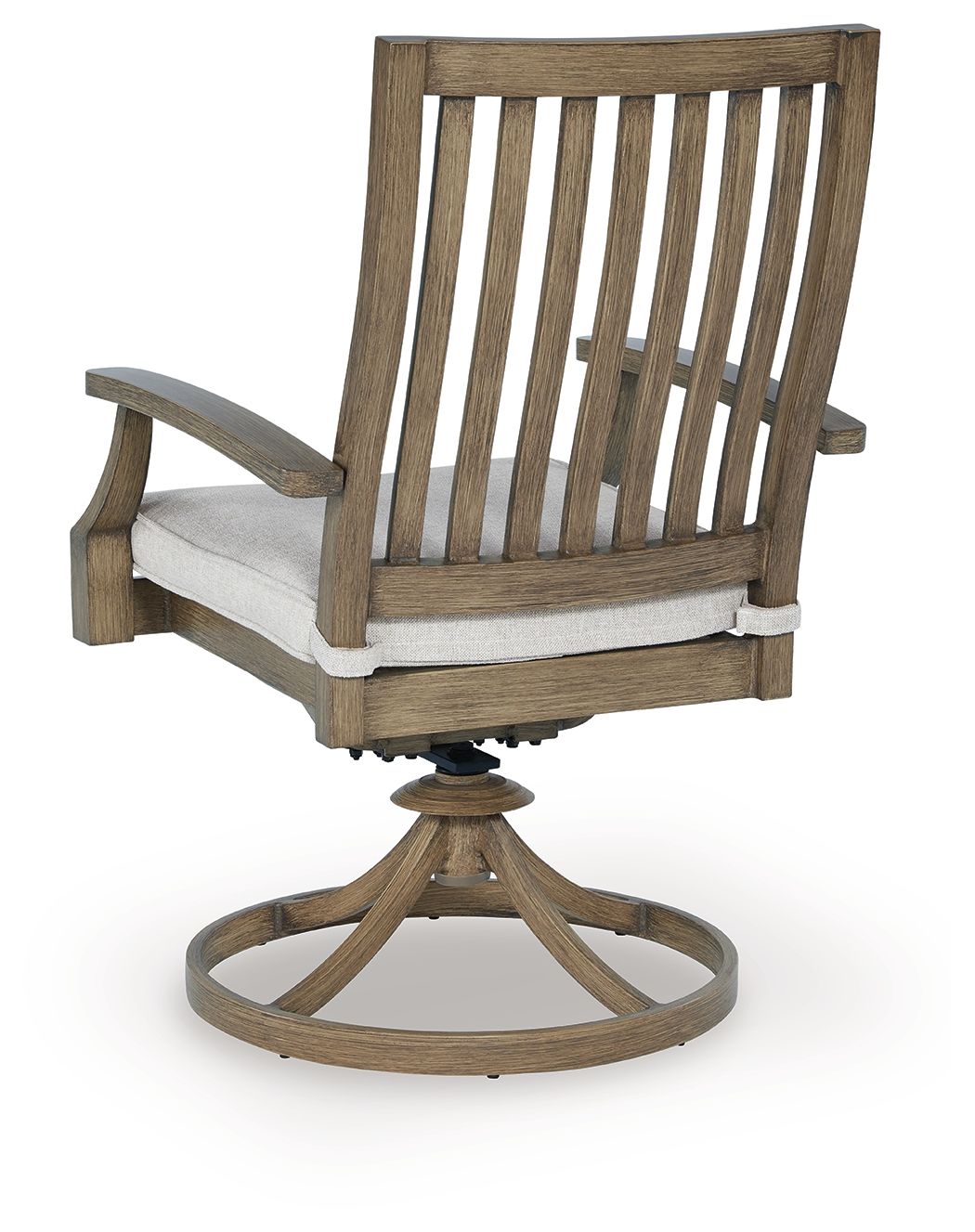 Rainier Ranch - Swivel Chair With Cushion (Set of 2) - Brown / Beige - Best Buy Furniture