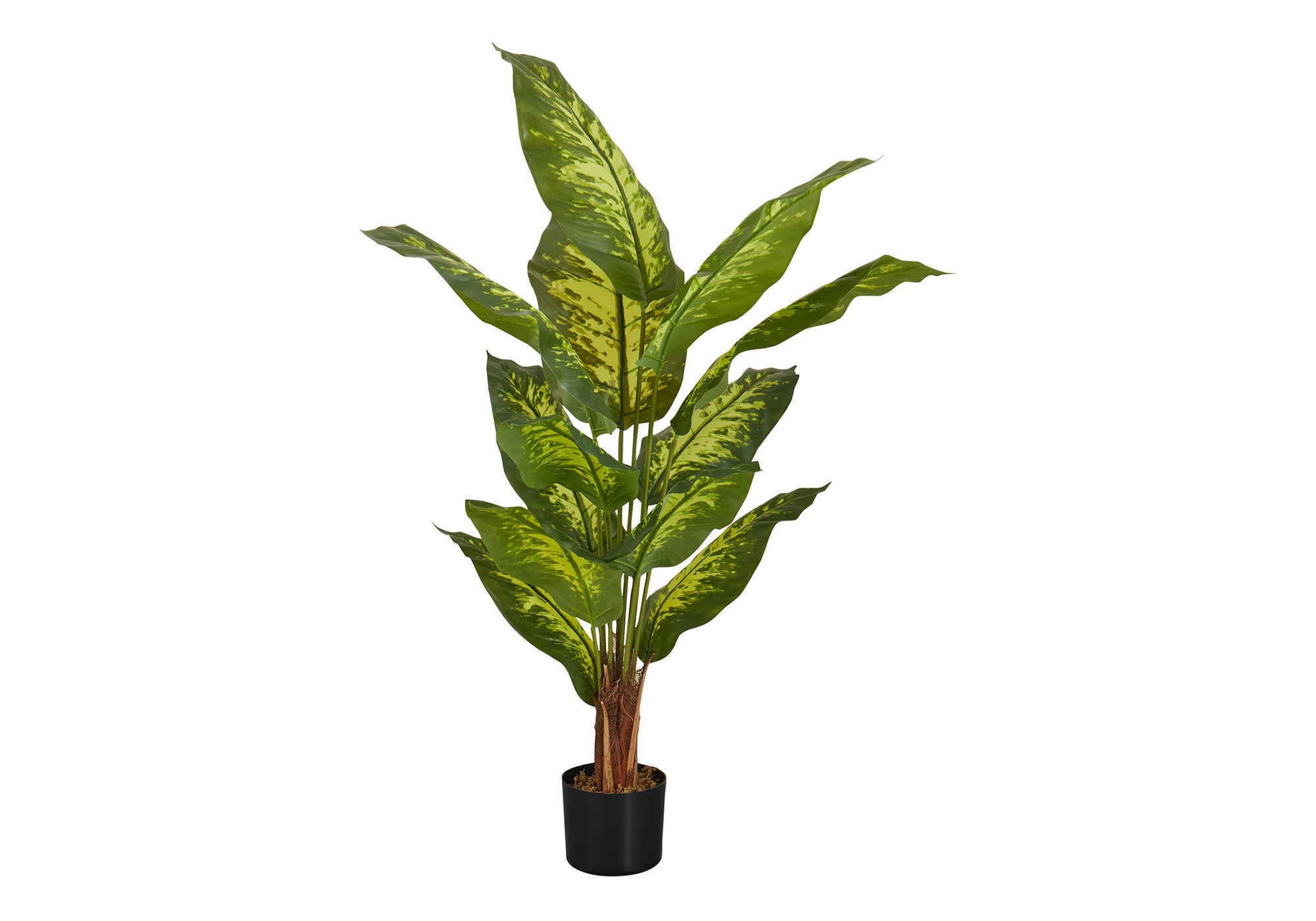 47" Tall, Artificial Plant, Evergreen Tree, Indoor, Faux, Fake, Floor, Greenery, Potted, Real Touch, Decorative - Green / Black - Best Buy Furniture
