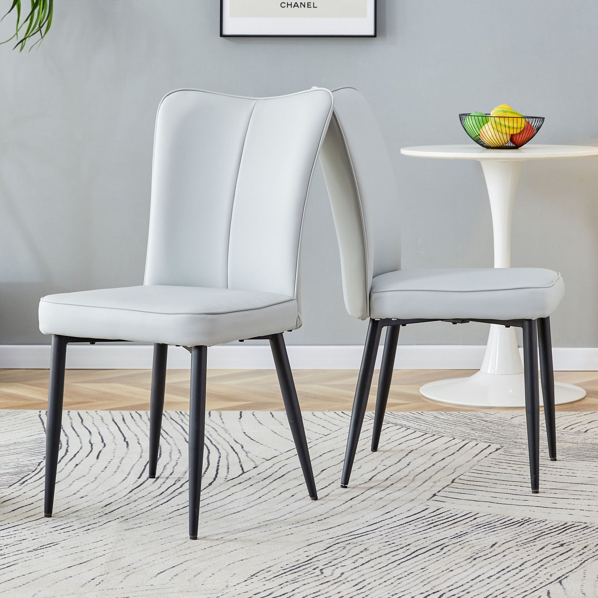 Modern Minimalist Dining Chairs (Set of 2) - Best Buy Furniture