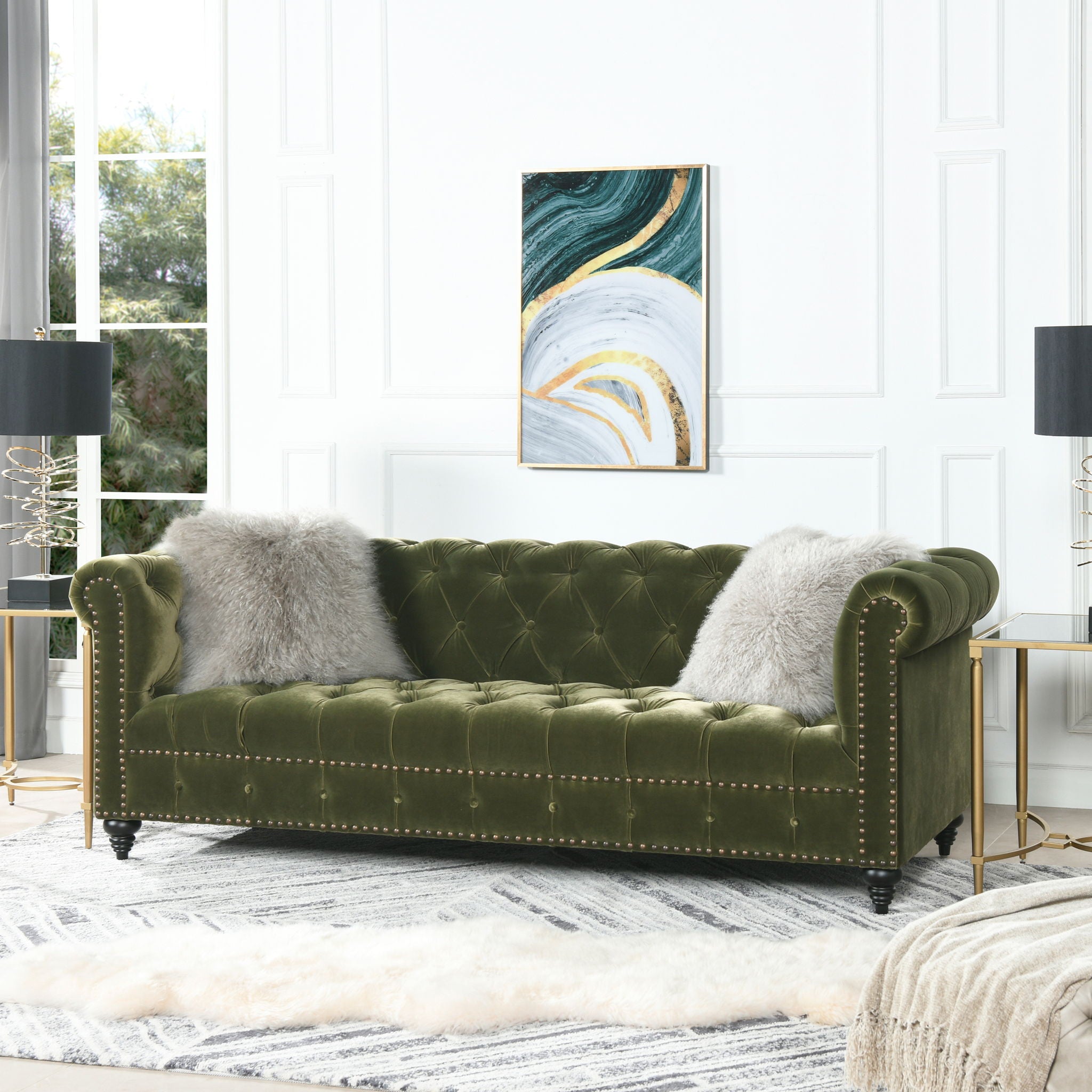 Alto - Tufted Chesterfield Sofa - Best Buy Furniture