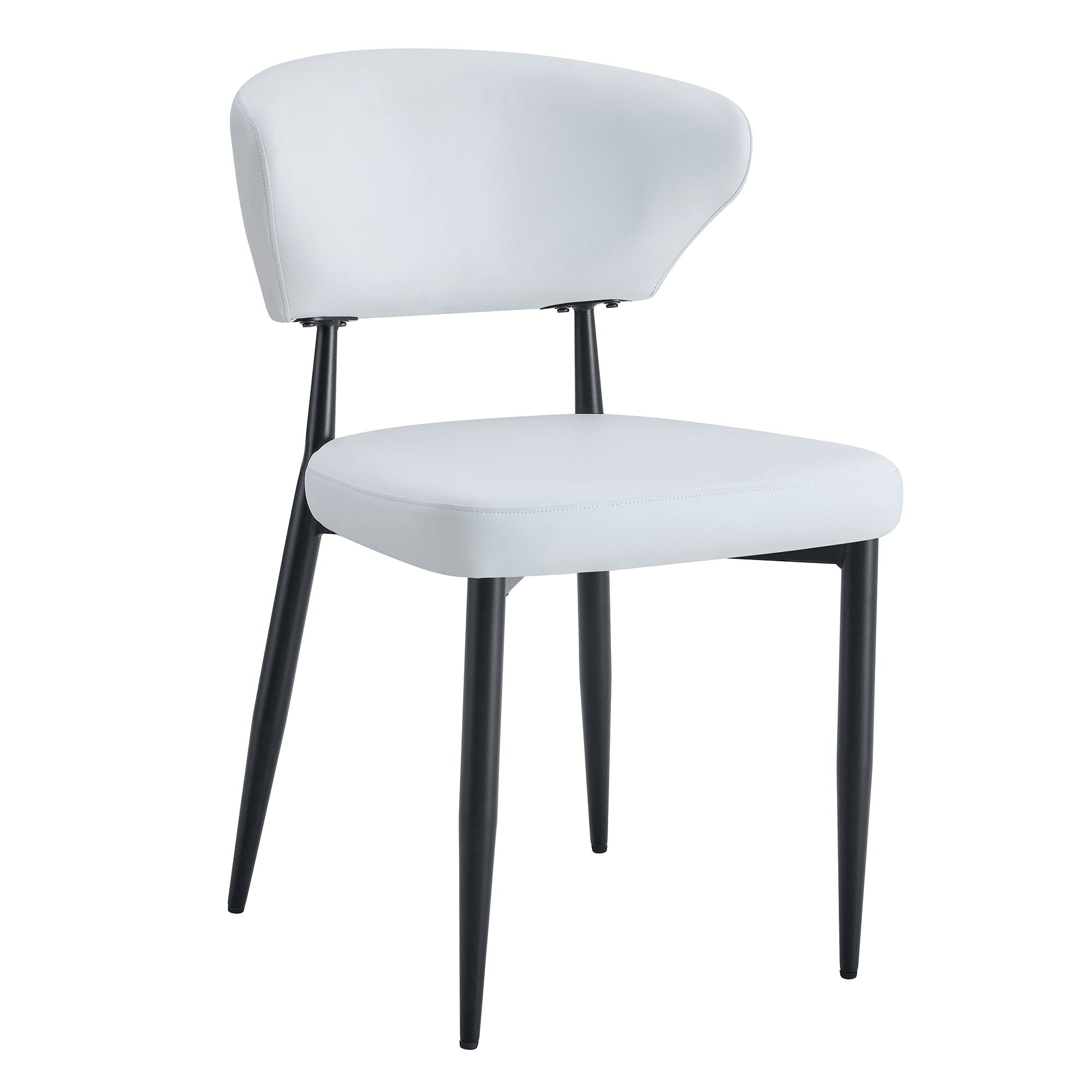 Minimalist Ergonomic Dining Chair With Curved Backres (Set of 4) - Best Buy Furniture