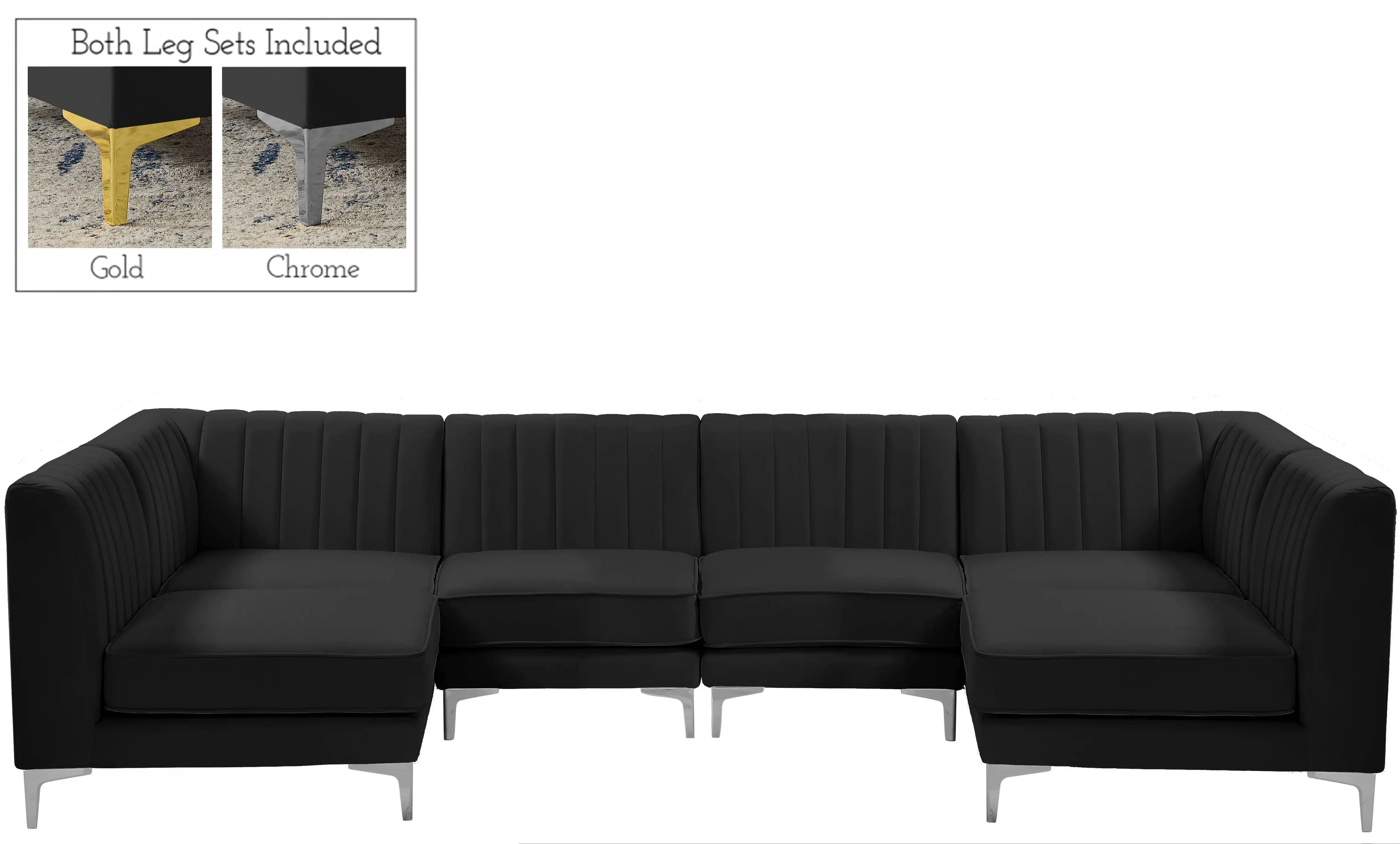 Alina - 6 Piece Modular U-Shaped Sectional - Best Buy Furniture