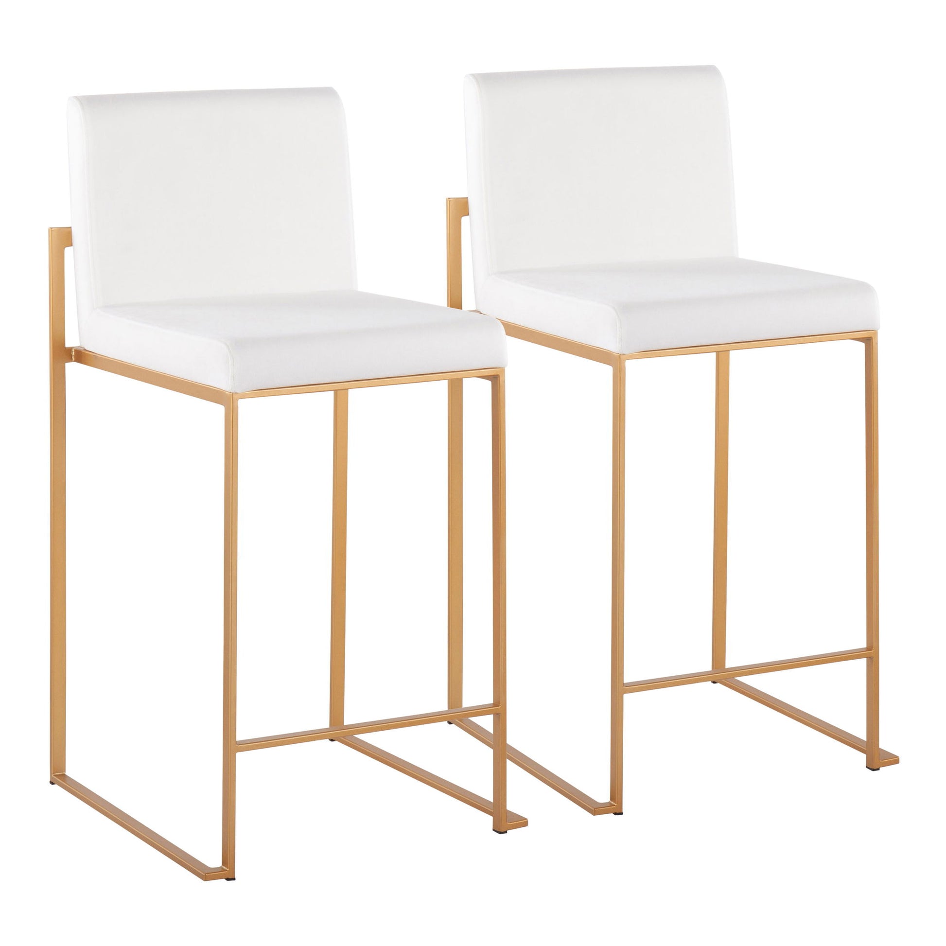 Fuji - Contemporary High Back Stylish Counter Stool - Best Buy Furniture