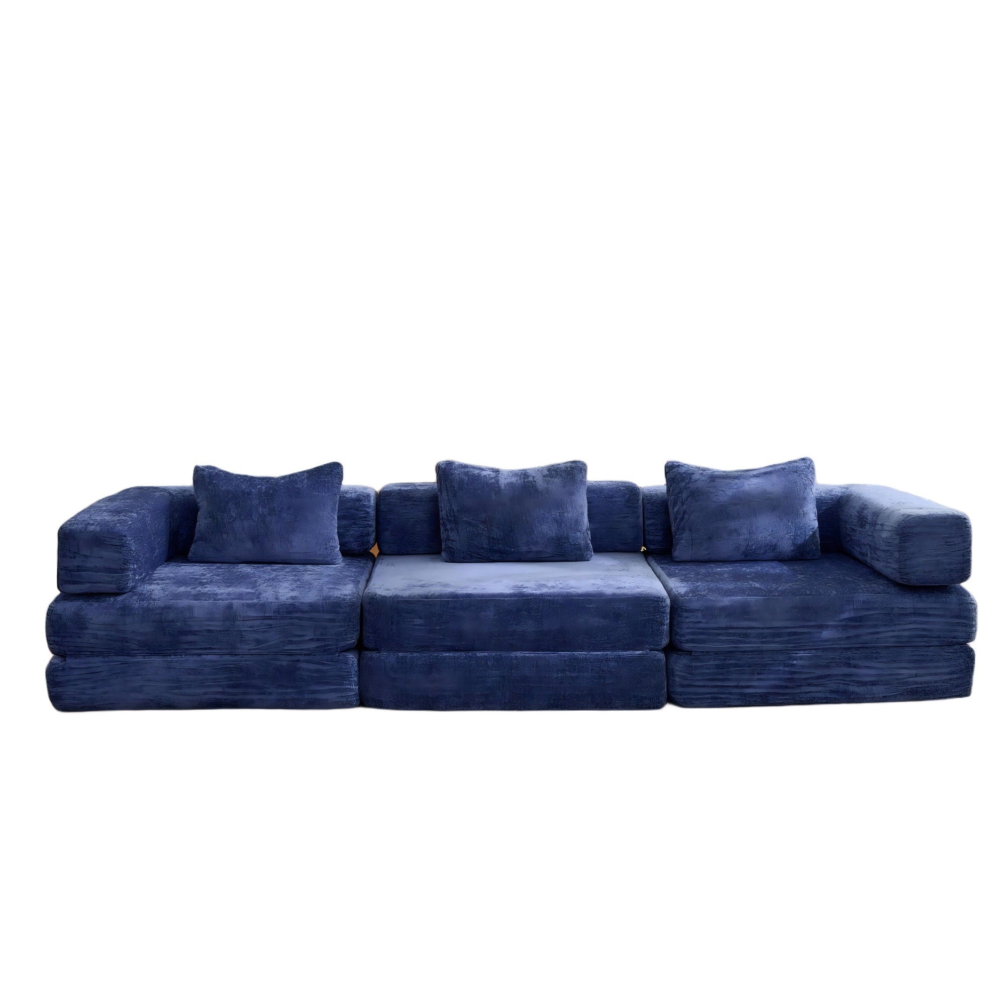 Convertible Floor Sofa Bed, Boneless Modular Sectional Sofa For Living Room - Best Buy Furniture