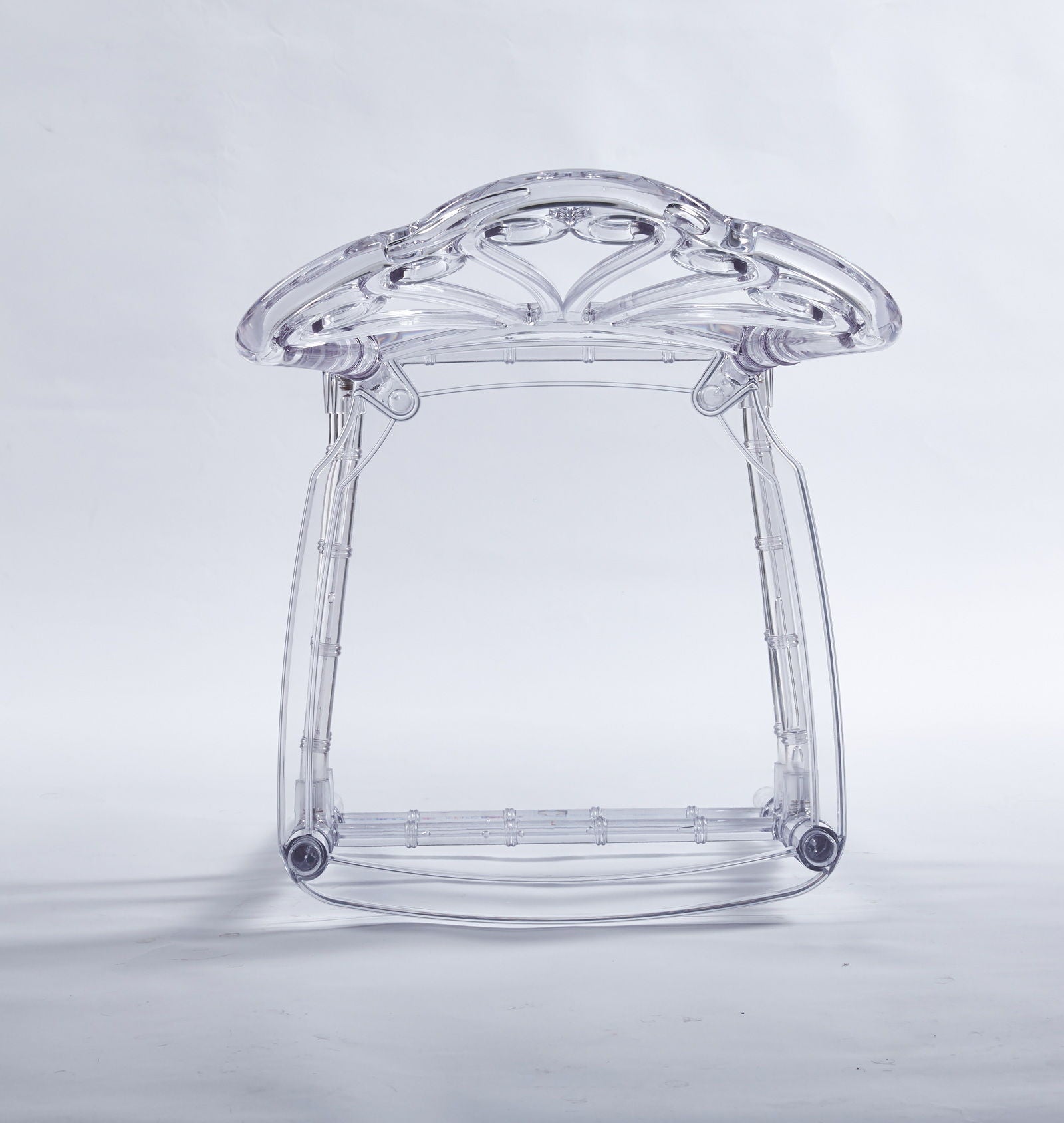 Welding Chair, Dining Chair / Plastic Seat (Set of 4) - Transparent - Best Buy Furniture