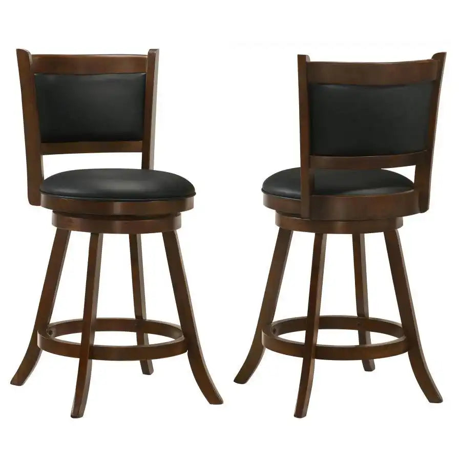 Broxton - Upholstered Swivel Stools (Set of 2) - Best Buy Furniture