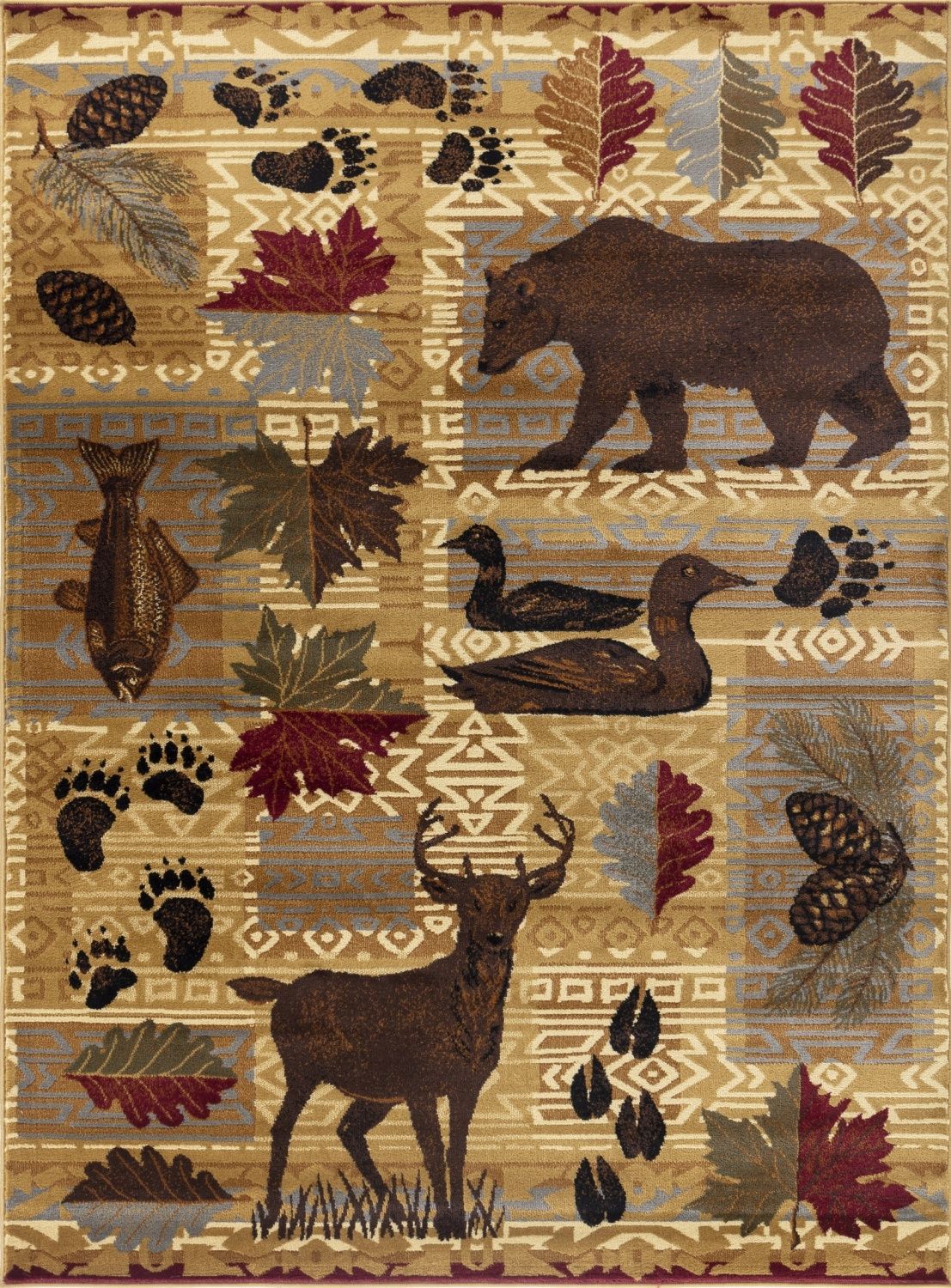 Nature's Nest - GC_CBL3002 Lodge Area Rug - Best Buy Furniture
