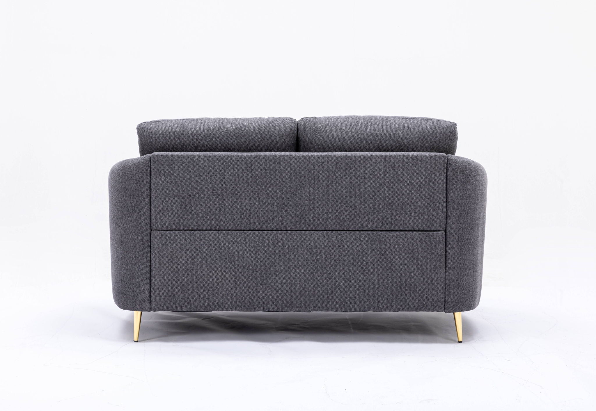 Yuina - Linen Loveseat - Gray - Best Buy Furniture
