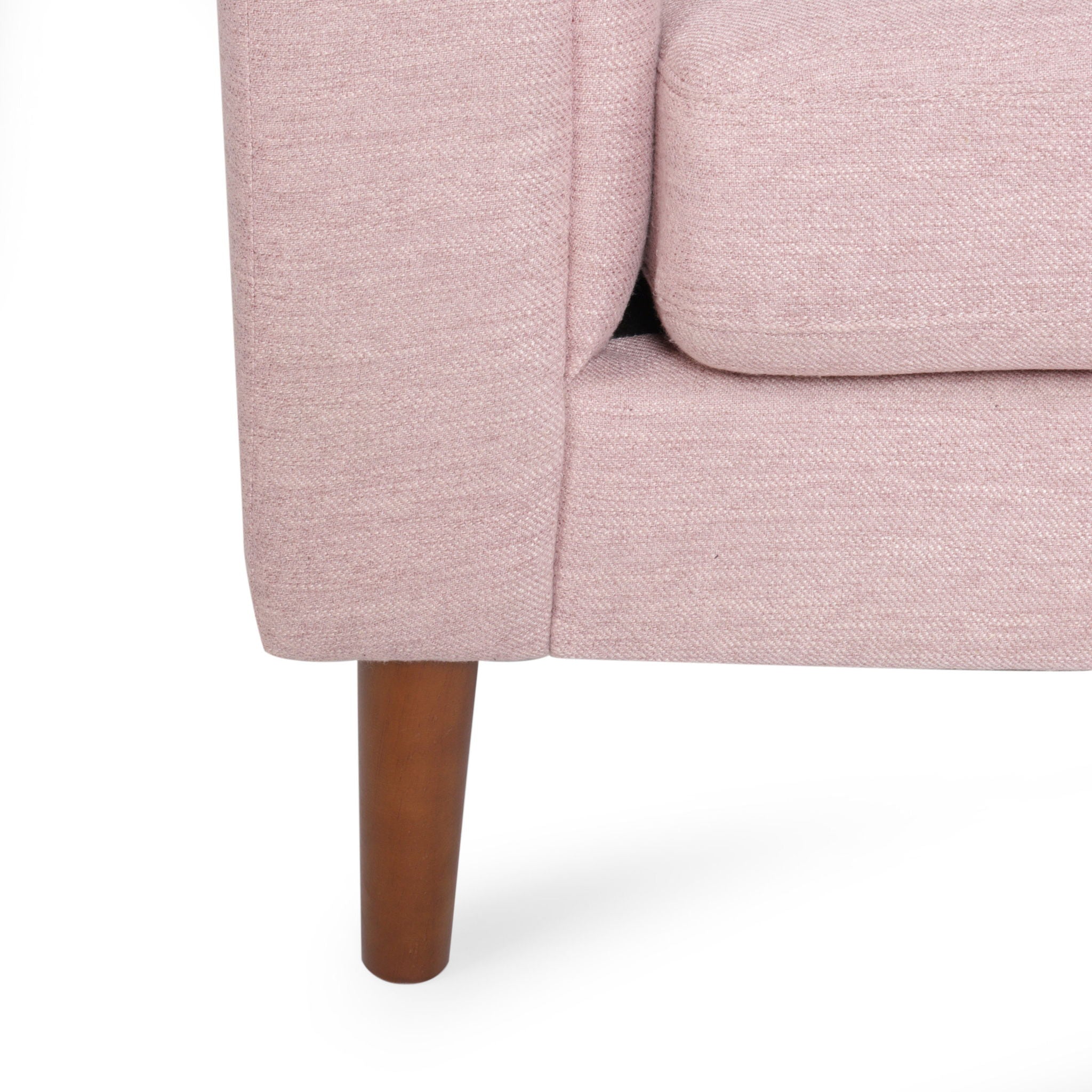 Contemporary 3 Seater Sofa With Plush Accents