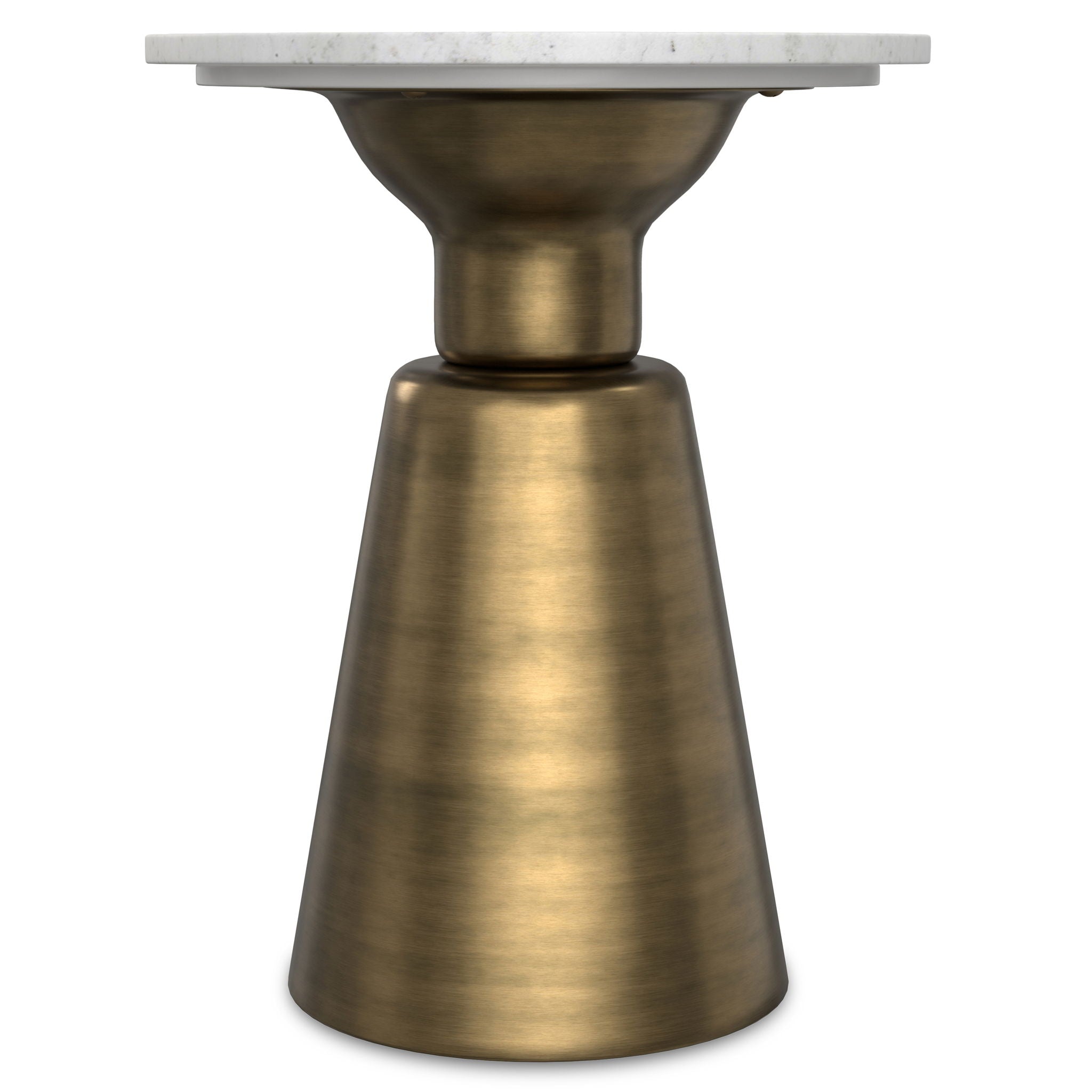 Leyla - Side Table - Antique Brass - Best Buy Furniture