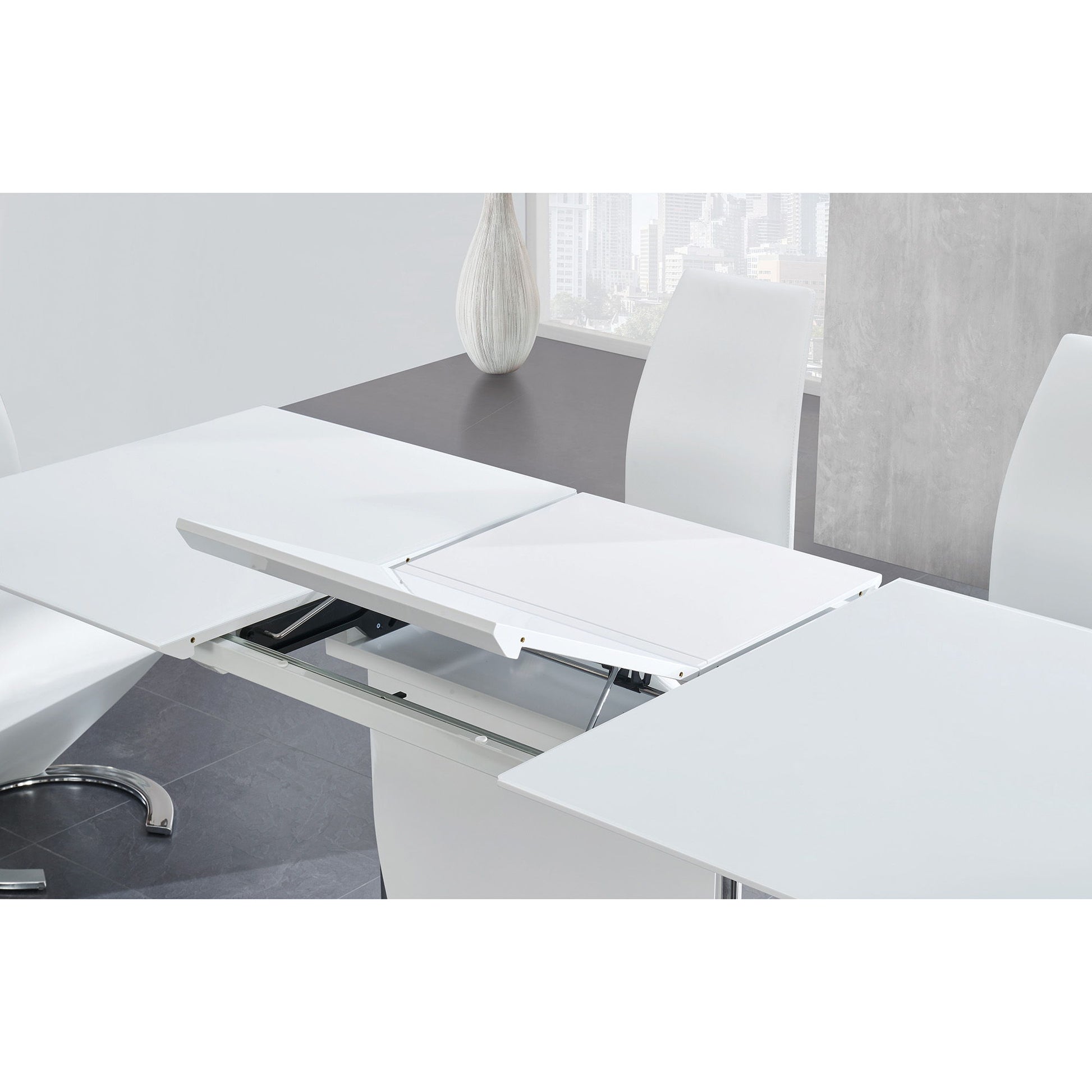 Audi - Dining Table - White - Best Buy Furniture