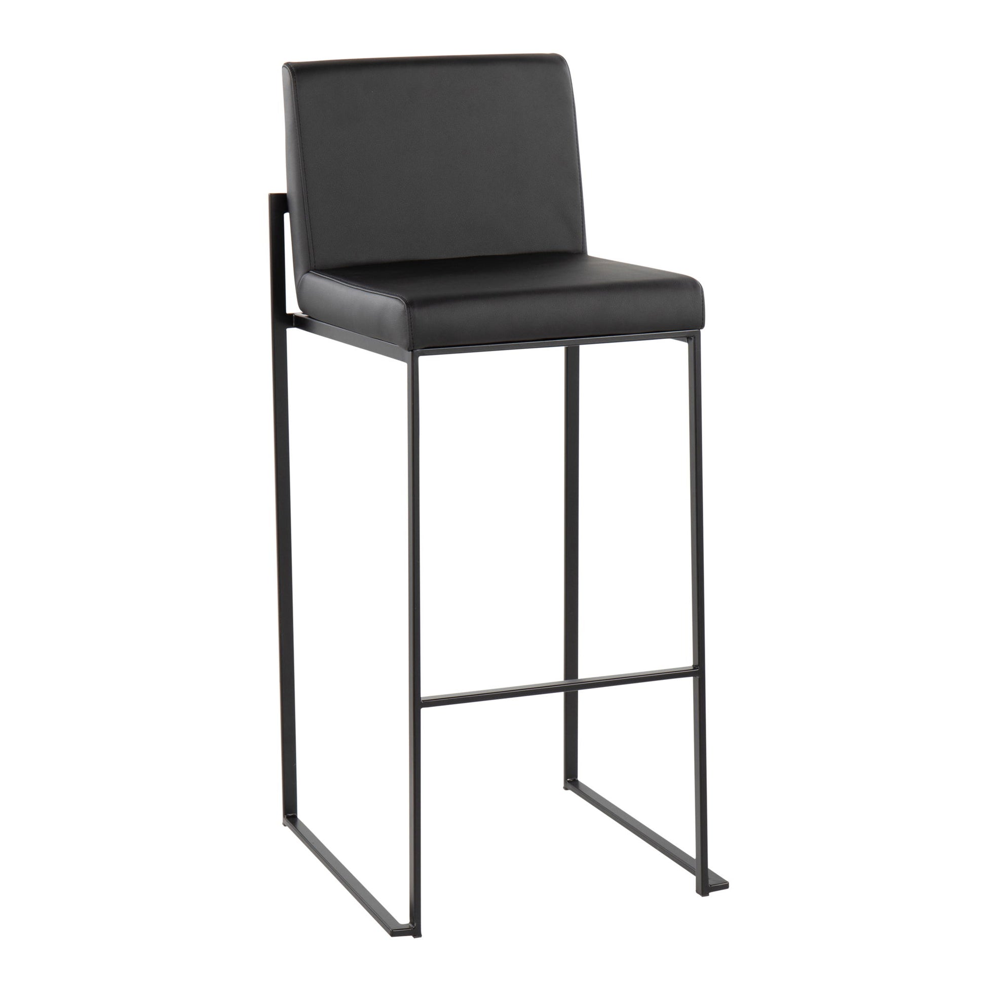 Fuji - Contemporary High Back Barstool Elegant Design - Best Buy Furniture