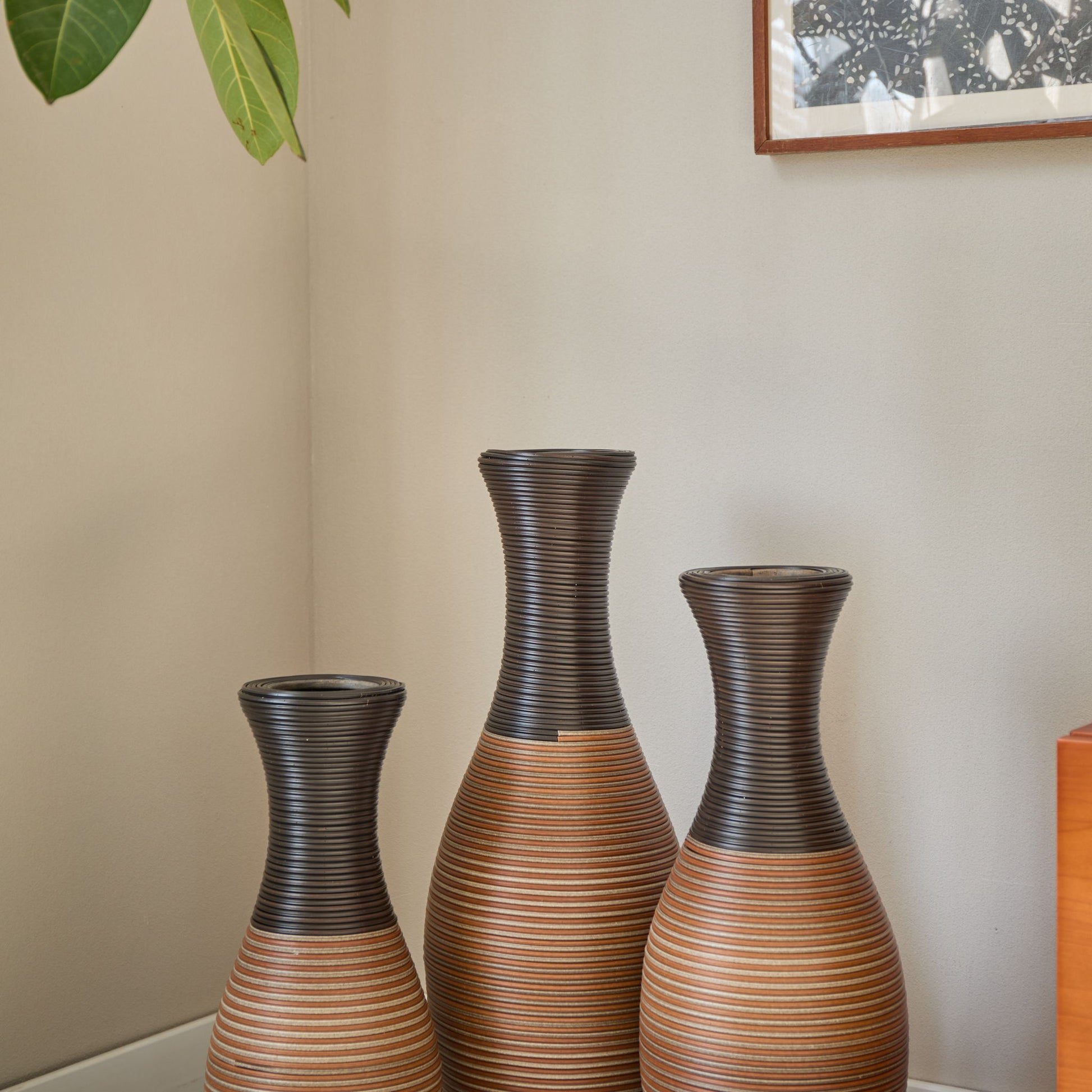Designer Floor Vases, Large Vases For Home Decor Flooring (Set of 3) - Best Buy Furniture