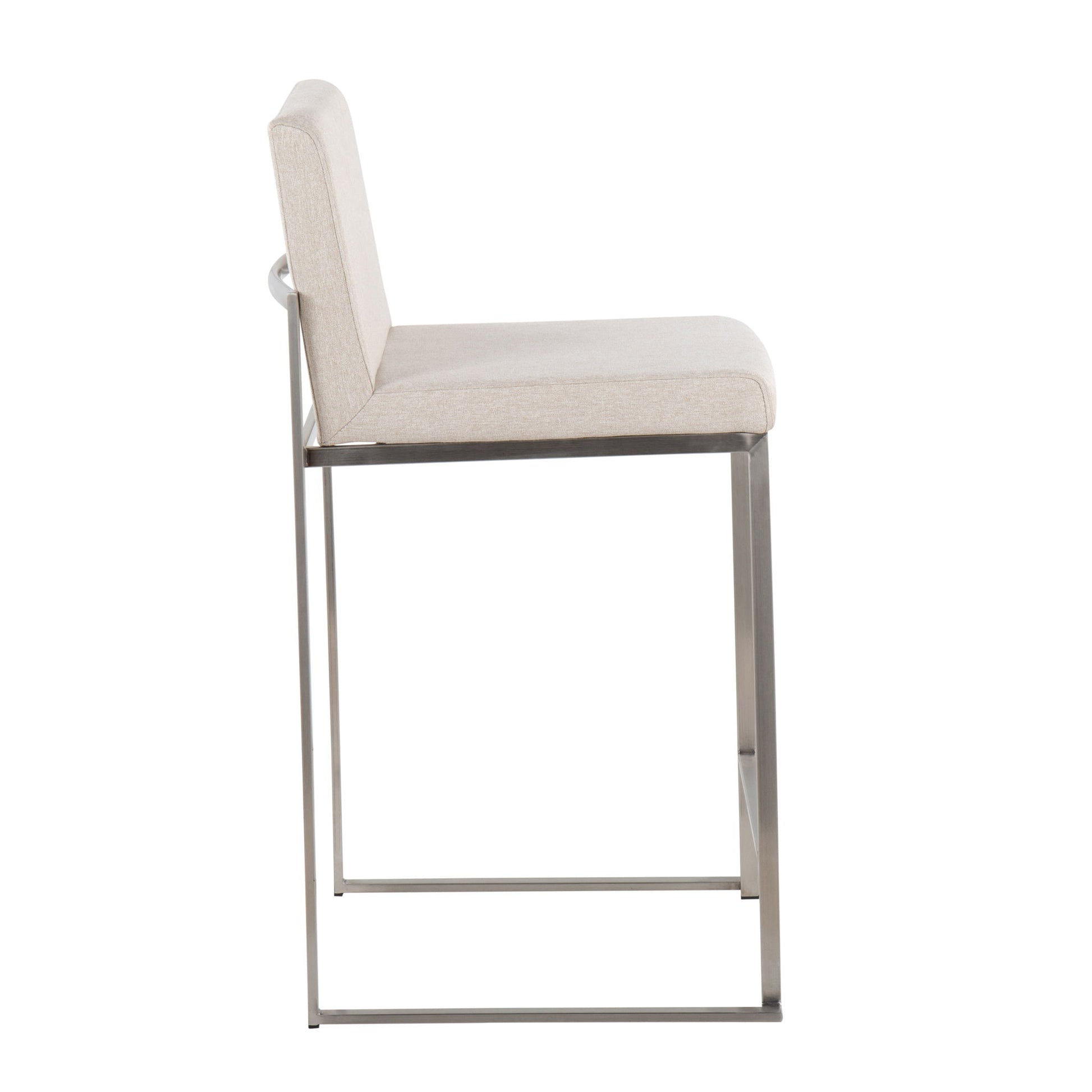 Fuji - Contemporary High Back Counter Stool, Functional Design - Best Buy Furniture
