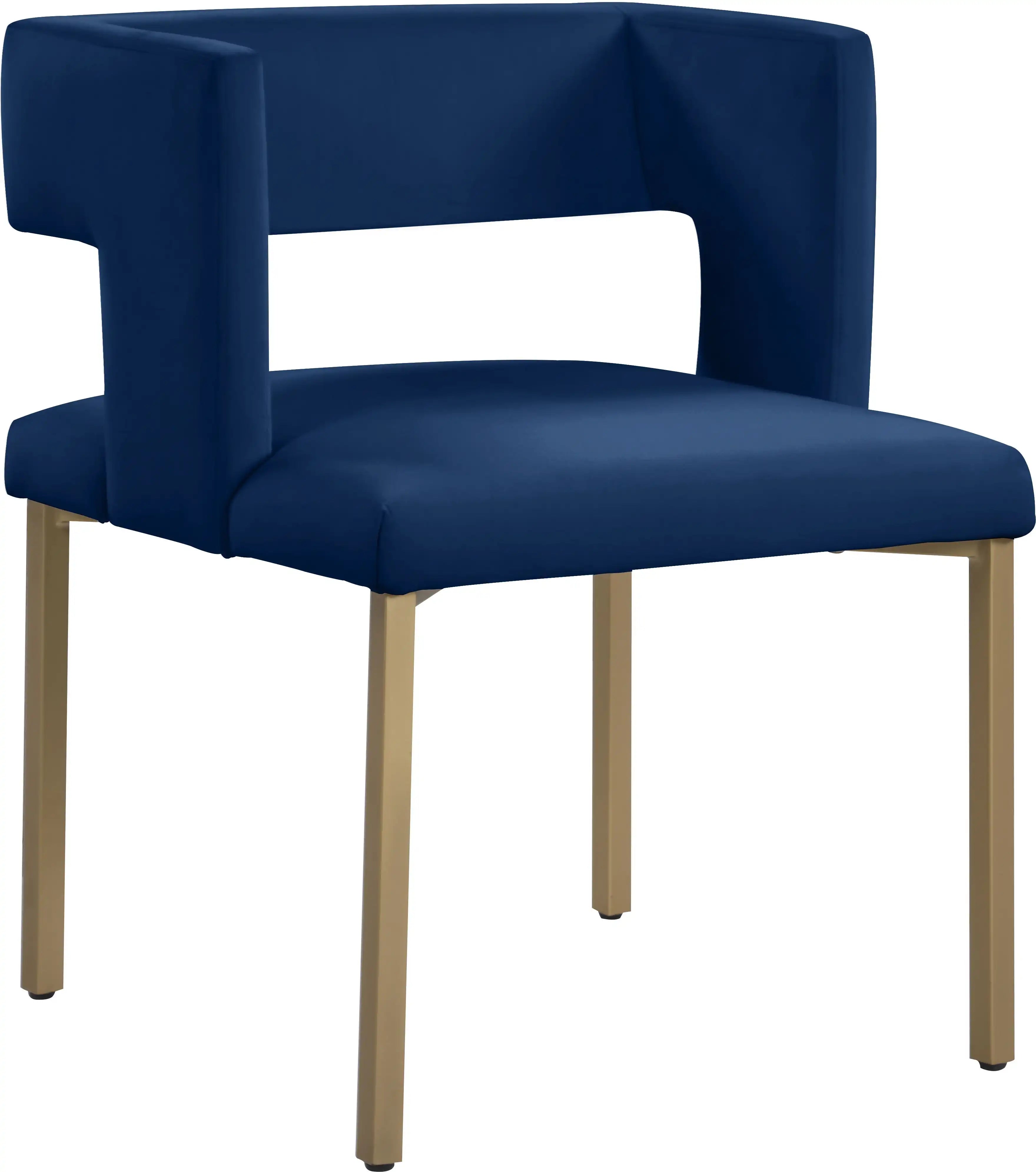 Caleb - Dining Chair with Gold Legs (Set of 2) - Best Buy Furniture