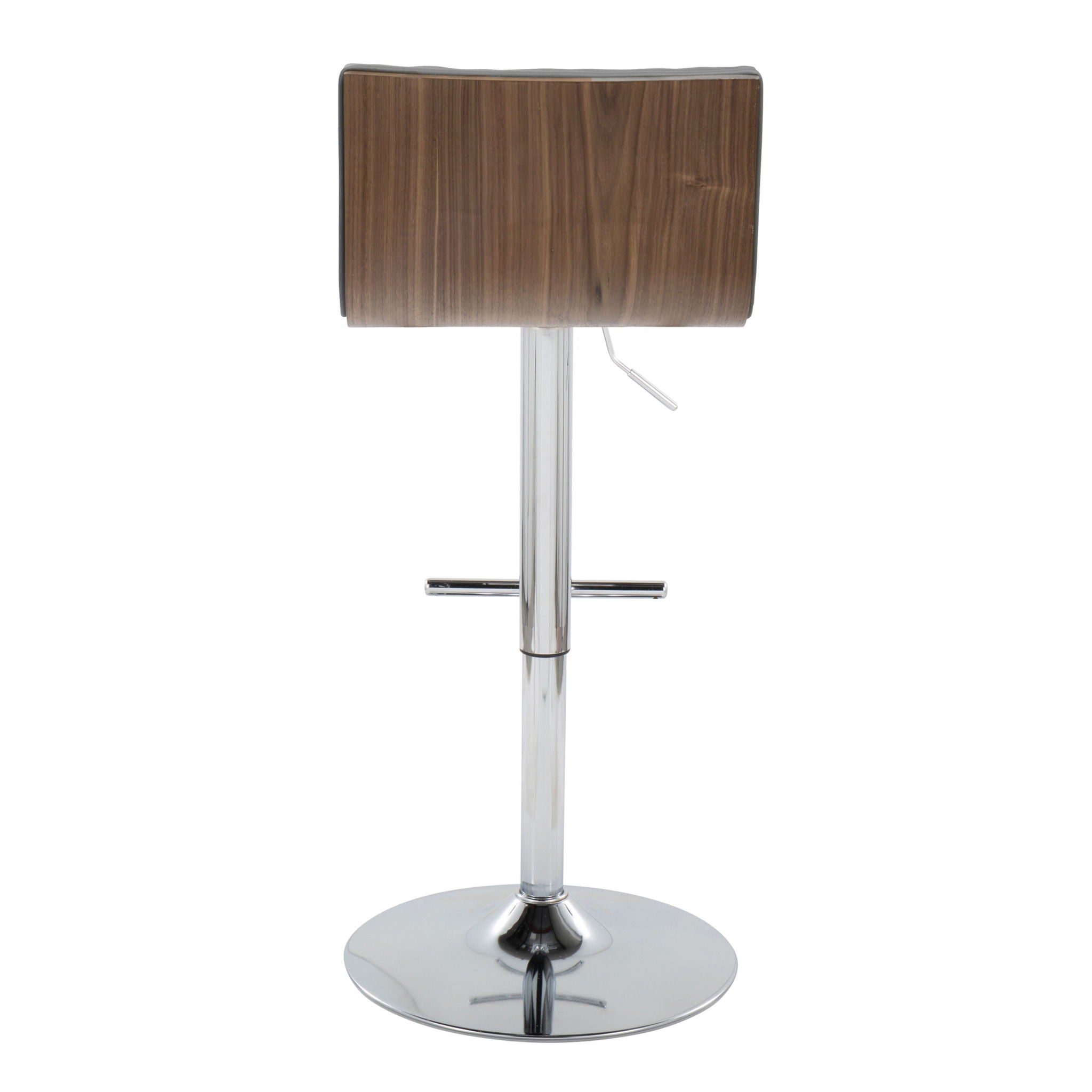 Mason - Contemporary Adjustable Barstool & Swivel With Straight T Footrest (Set of 2) - Best Buy Furniture