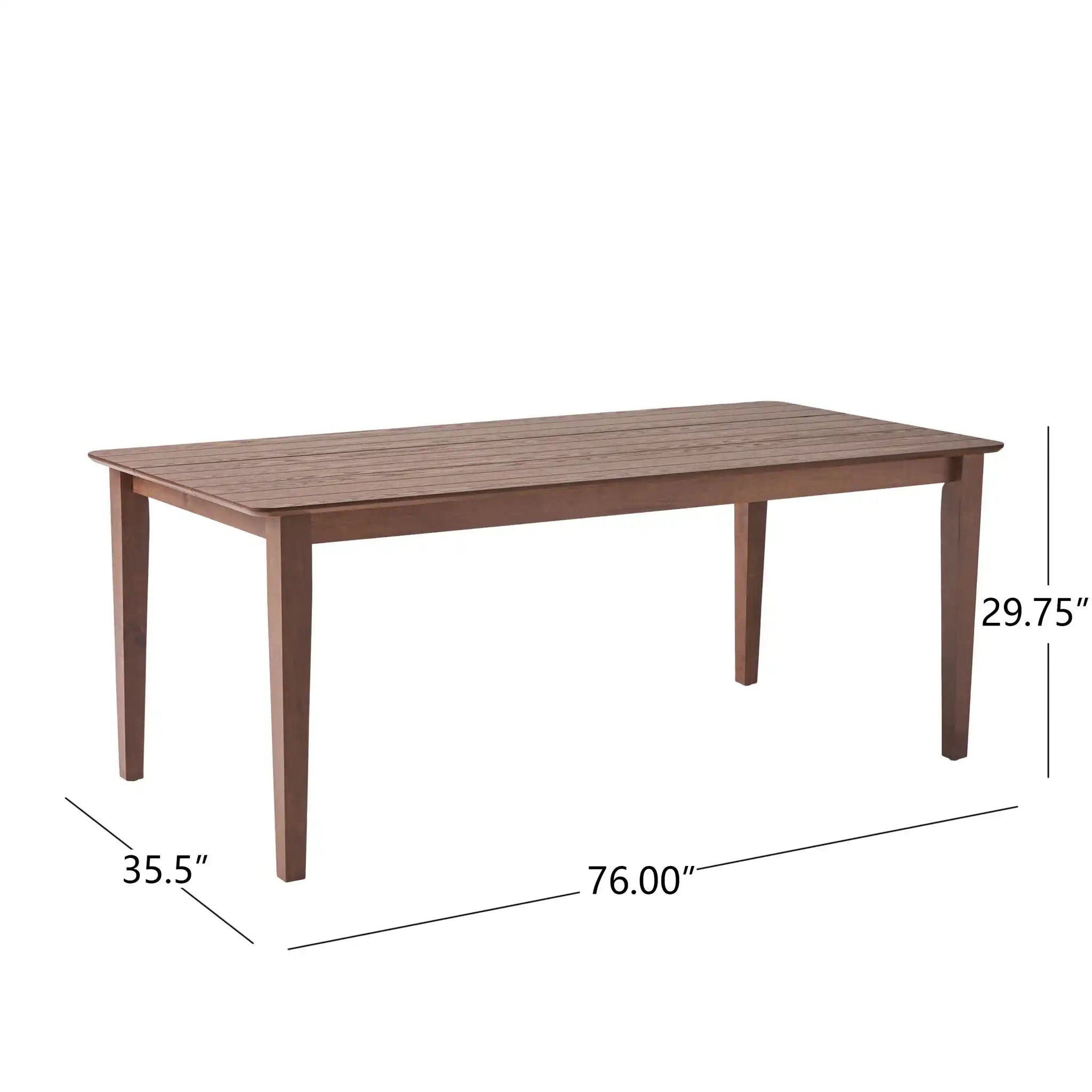Farmhouse Charm Dining Table With Square Leg - Best Buy Furniture