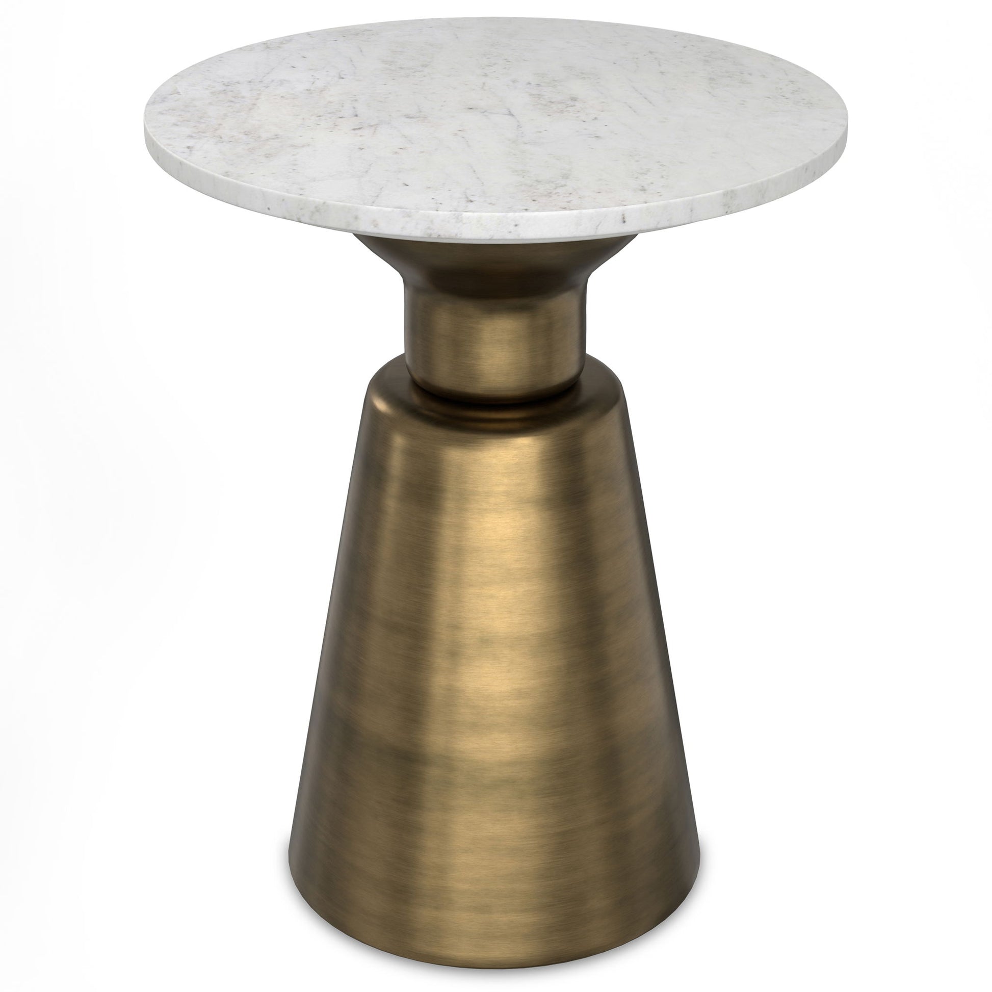 Leyla - Side Table - Antique Brass - Best Buy Furniture